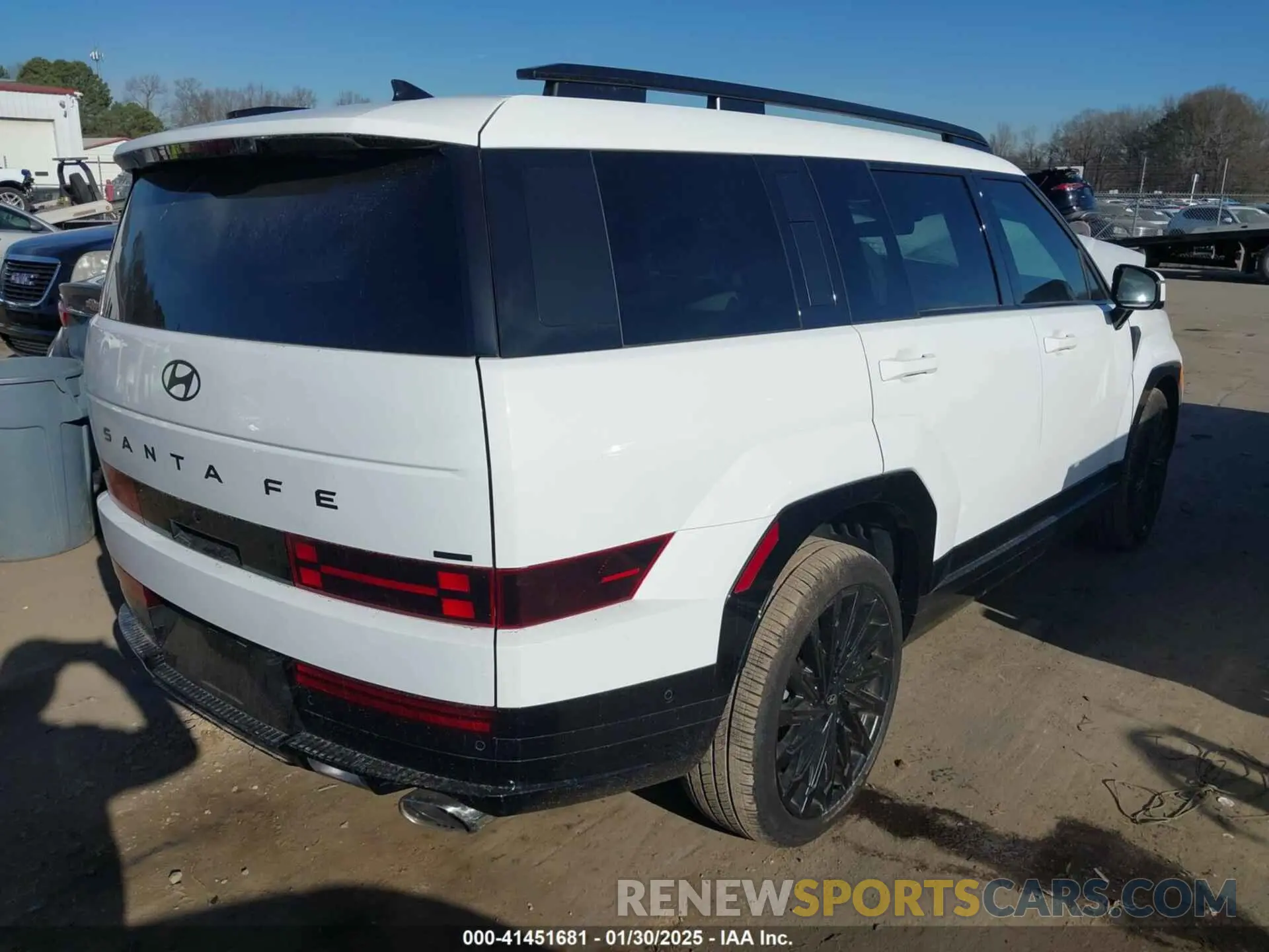 4 fotografías del automóvil dañado 5NMP5DGL5RH008907 HYUNDAI SANTA FE 2024