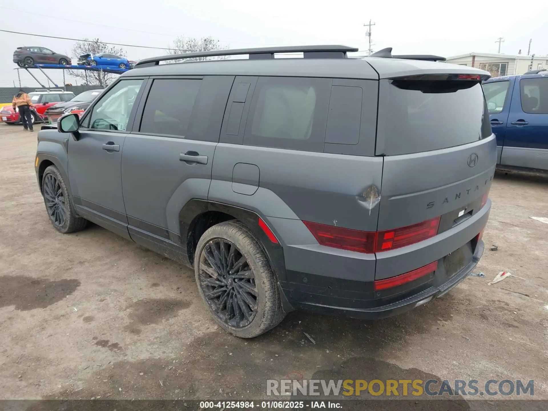 3 fotografías del automóvil dañado 5NMP5DGL8RH058975 HYUNDAI SANTA FE 2024