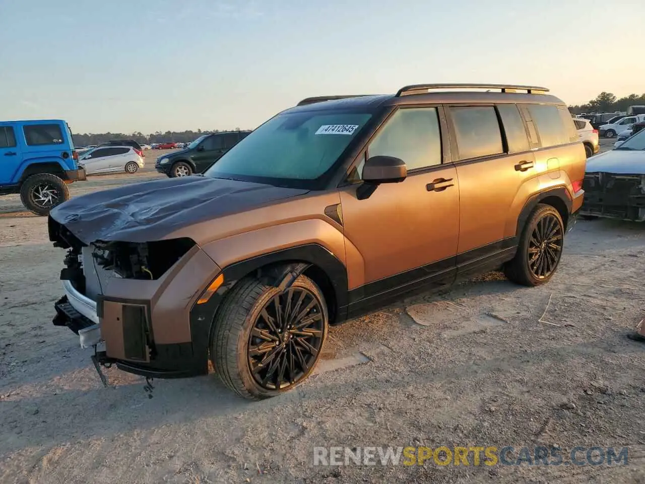 1 fotografías del automóvil dañado 5NMP5DGLXRH019627 HYUNDAI SANTA FE 2024