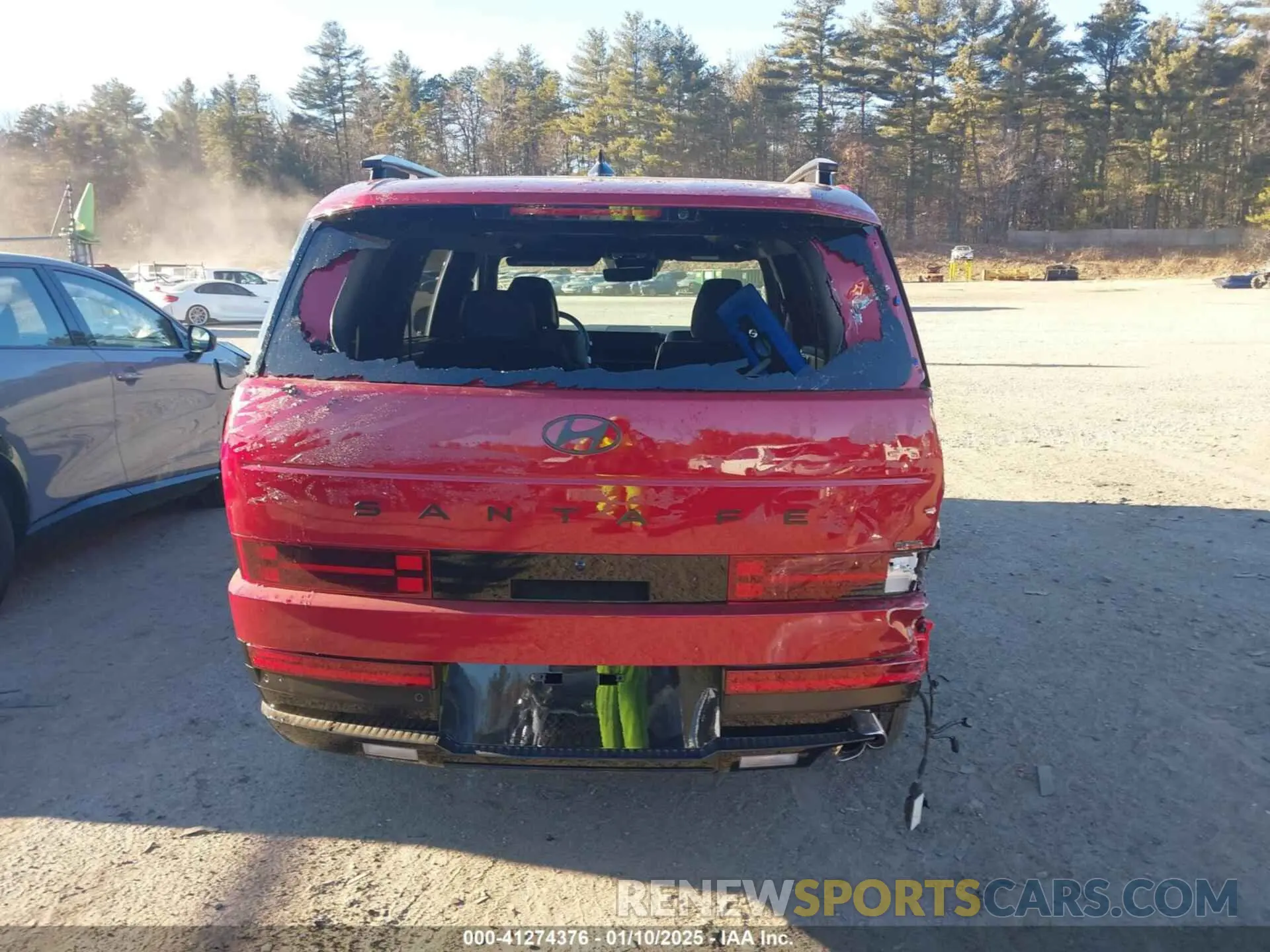 16 fotografías del automóvil dañado 5NMP5DGLXRH046830 HYUNDAI SANTA FE 2024