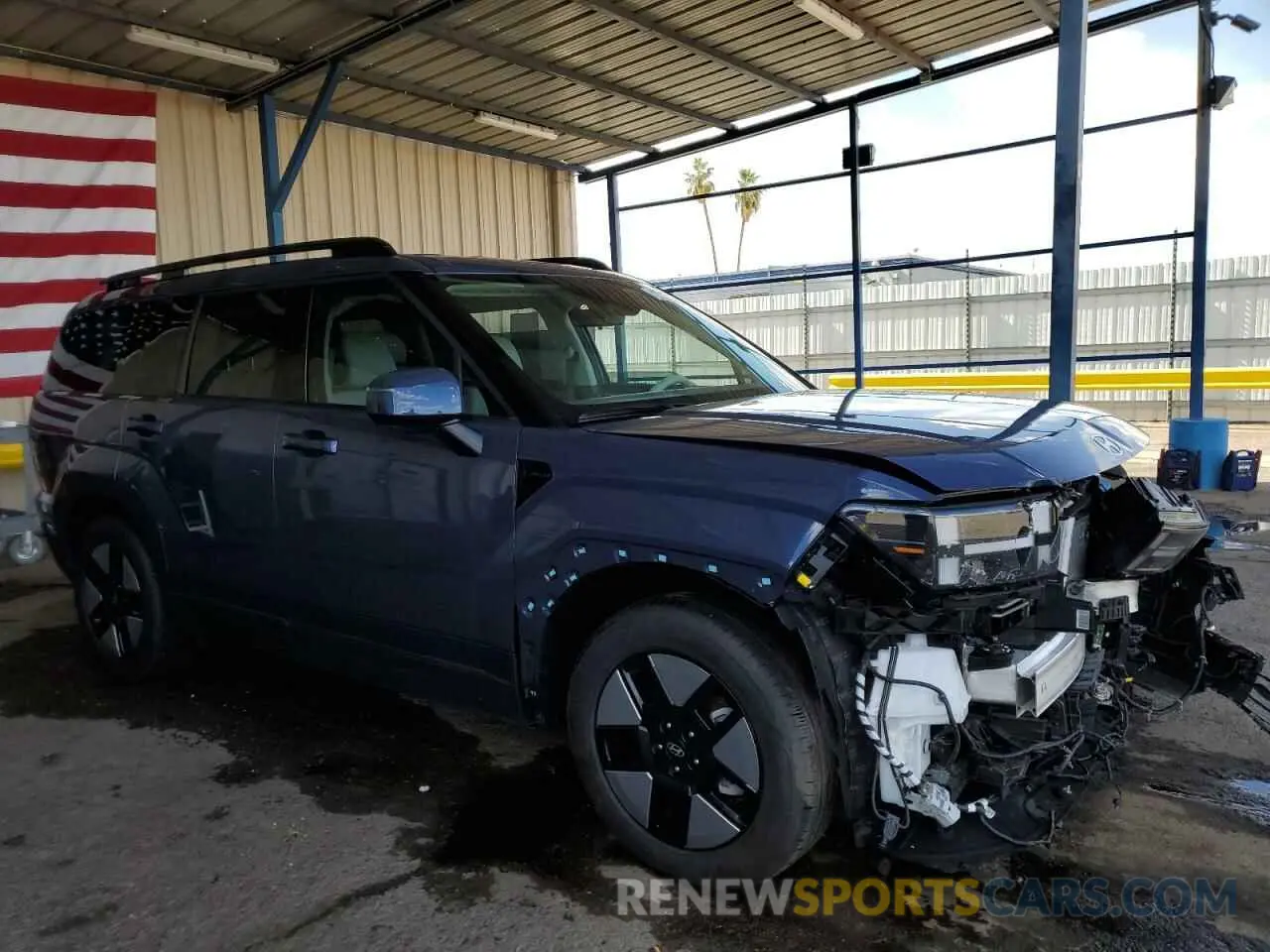 4 fotografías del automóvil dañado 5NMP24G14SH018227 HYUNDAI SANTA FE 2025