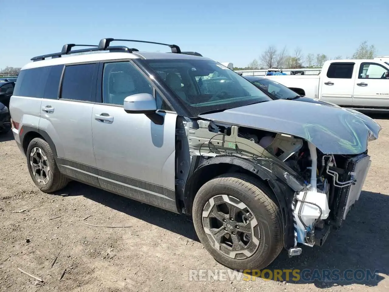 4 fotografías del automóvil dañado 5NMP24GL5SH101618 HYUNDAI SANTA FE 2025