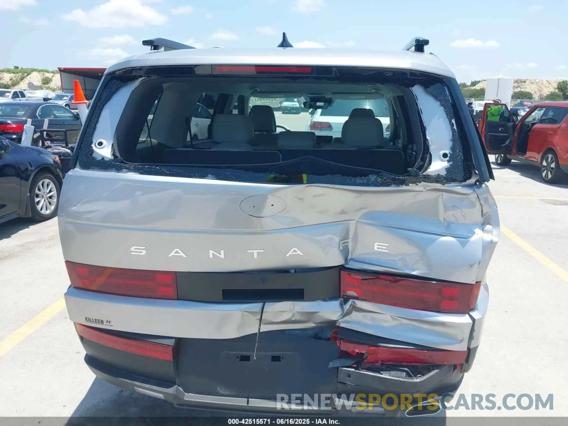 6 fotografías del automóvil dañado 5NMP24GL7SH070260 HYUNDAI SANTA FE 2025