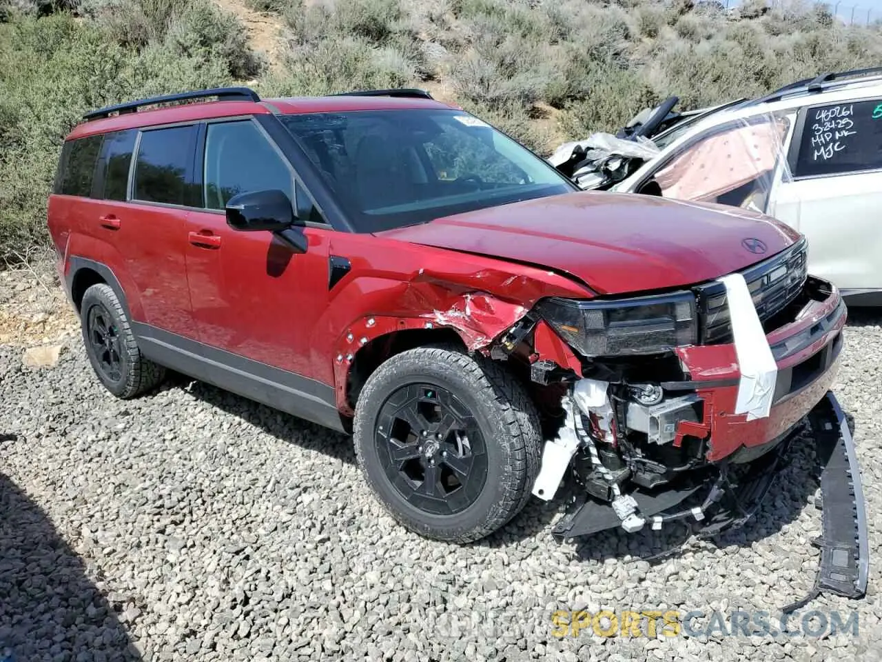 4 fotografías del automóvil dañado 5NMP3DGL3SH074786 HYUNDAI SANTA FE 2025