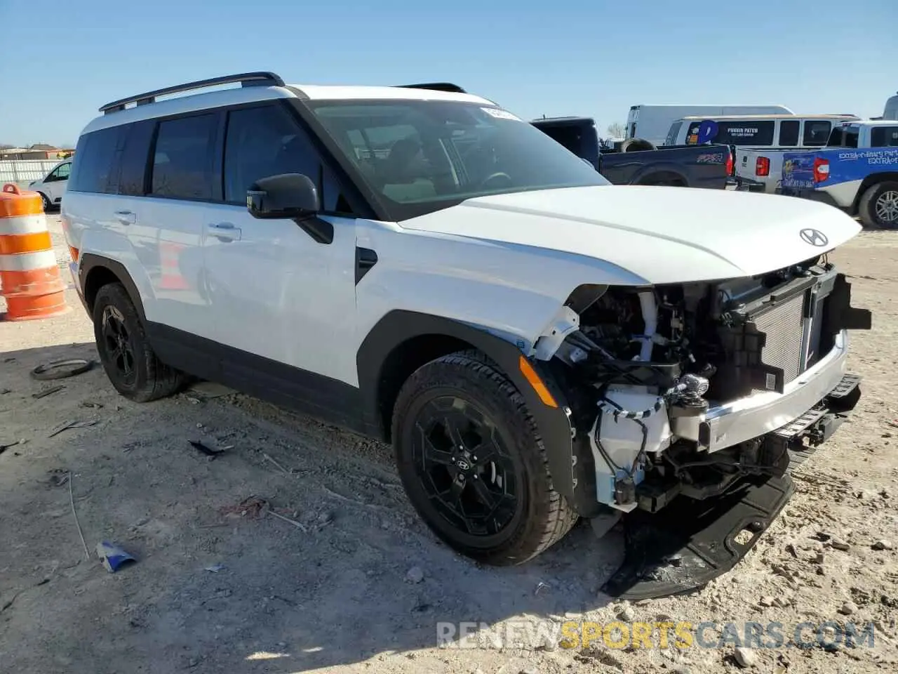 4 fotografías del automóvil dañado 5NMP3DGL3SH075520 HYUNDAI SANTA FE 2025