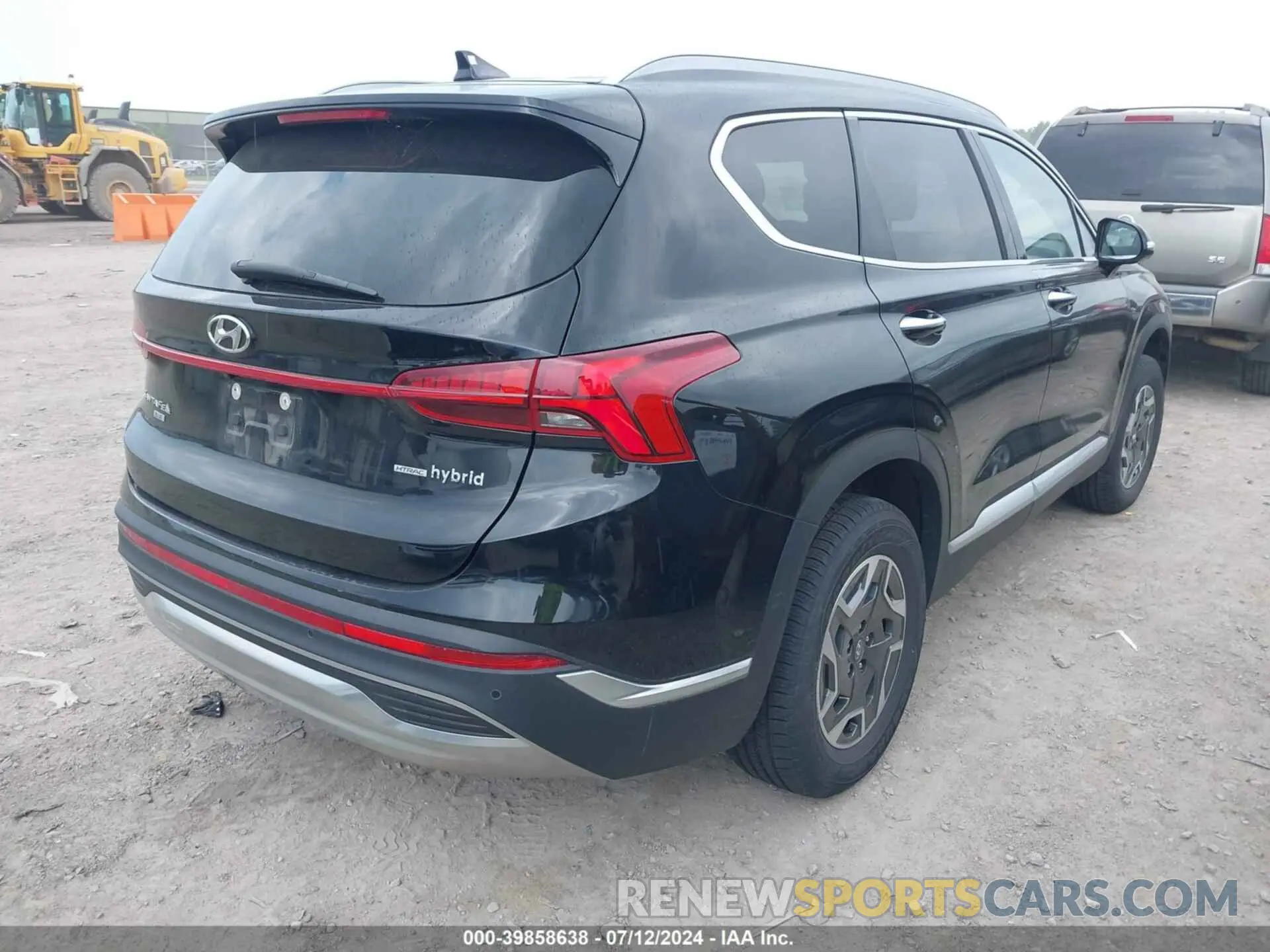 4 fotografías del automóvil dañado KM8S2DA19MU011655 HYUNDAI SANTA FE HYBRID 2021