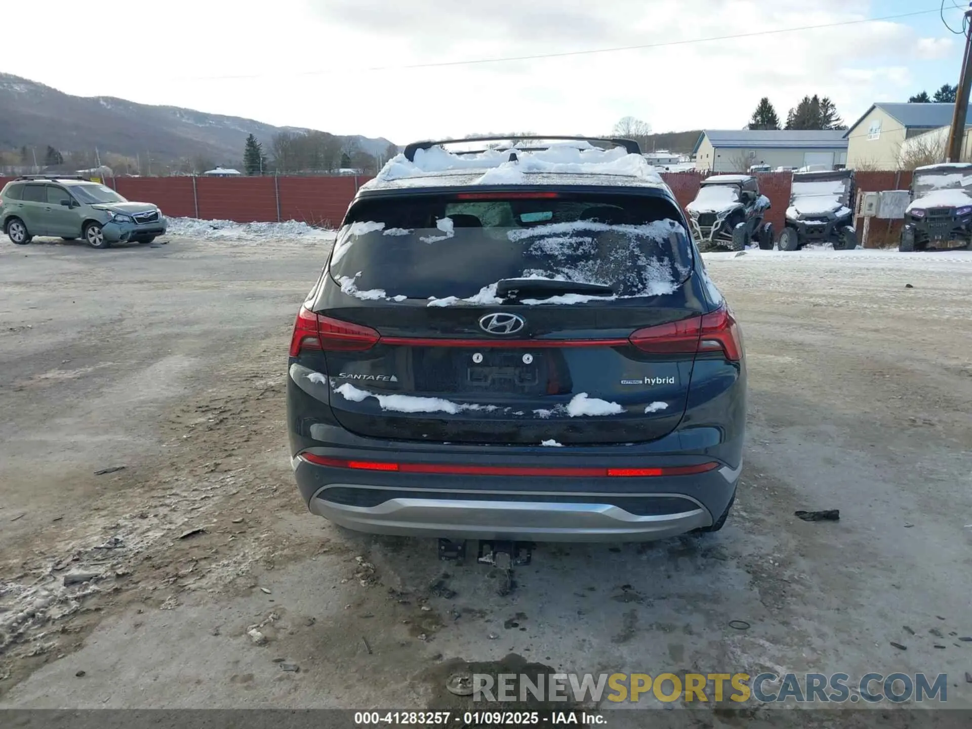 17 fotografías del automóvil dañado KM8S5DA14MU012154 HYUNDAI SANTA FE HYBRID 2021