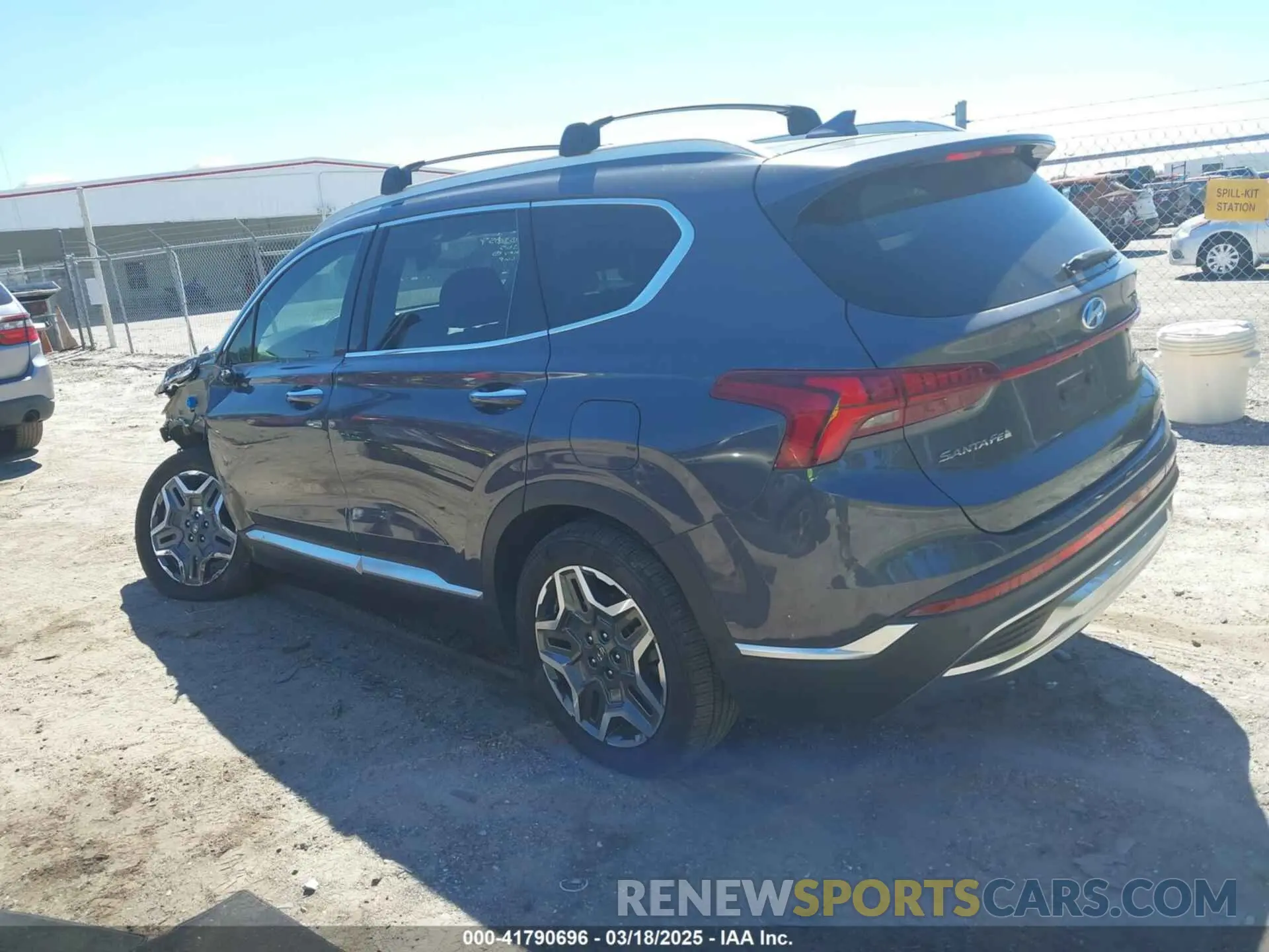 15 fotografías del automóvil dañado KM8S5DA17MU010320 HYUNDAI SANTA FE HYBRID 2021