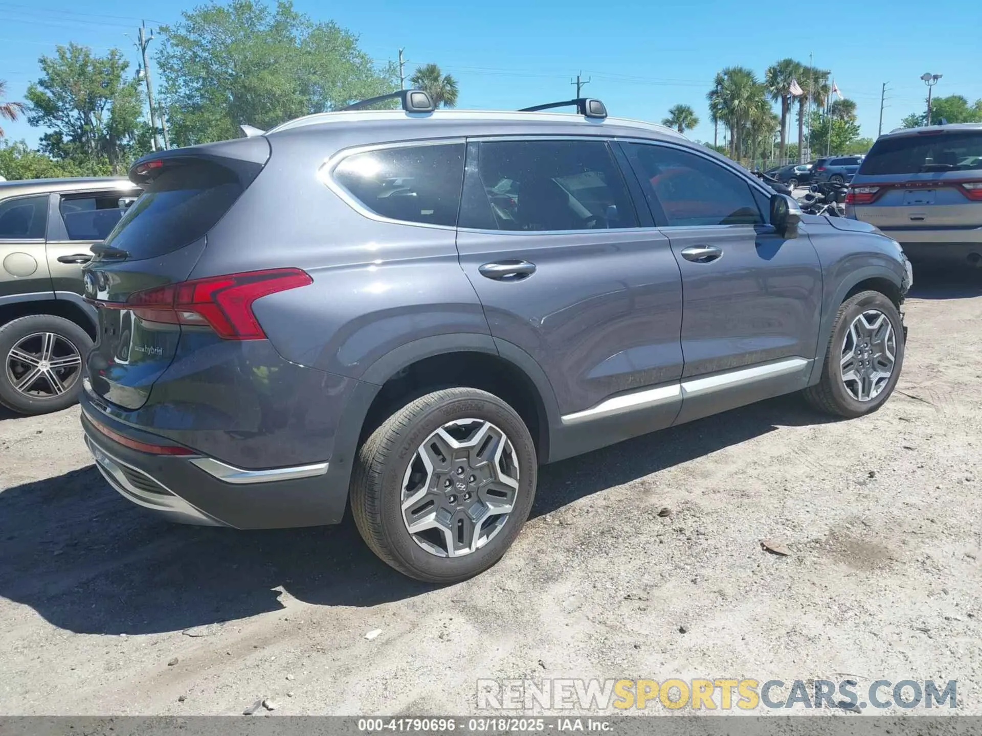 4 fotografías del automóvil dañado KM8S5DA17MU010320 HYUNDAI SANTA FE HYBRID 2021