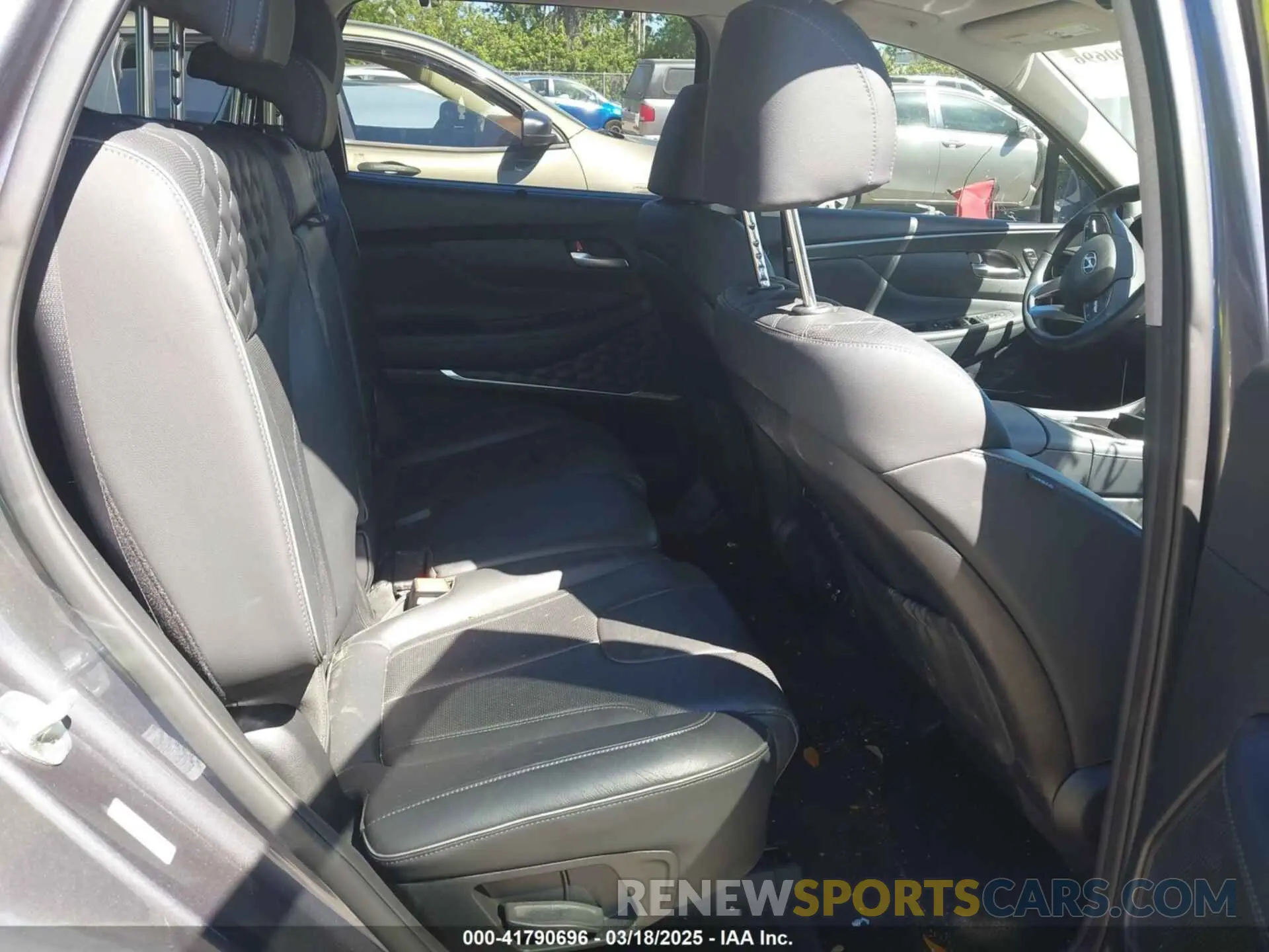 8 fotografías del automóvil dañado KM8S5DA17MU010320 HYUNDAI SANTA FE HYBRID 2021