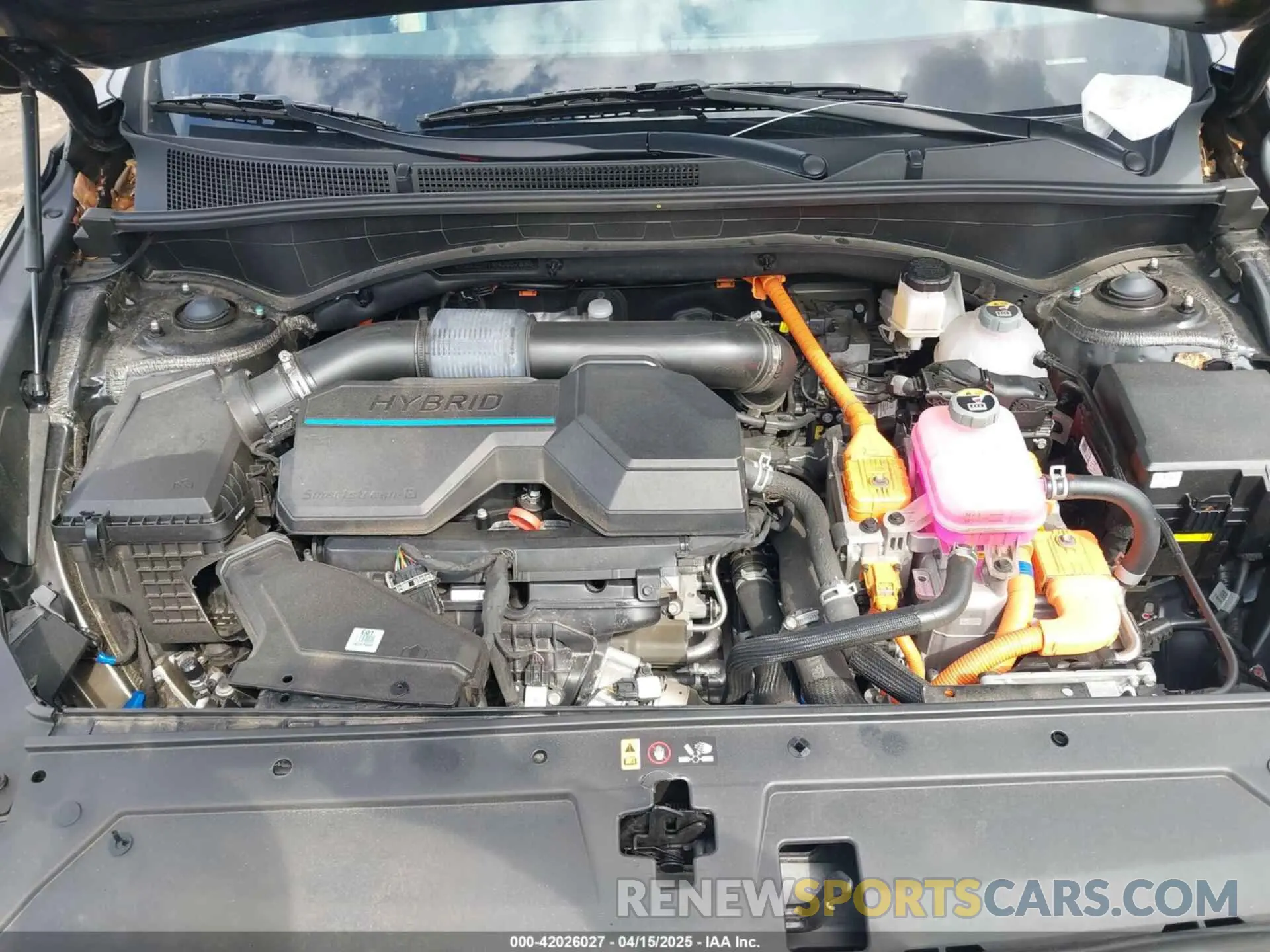 10 fotografías del automóvil dañado KM8S2DA14NU057895 HYUNDAI SANTA FE HYBRID 2022