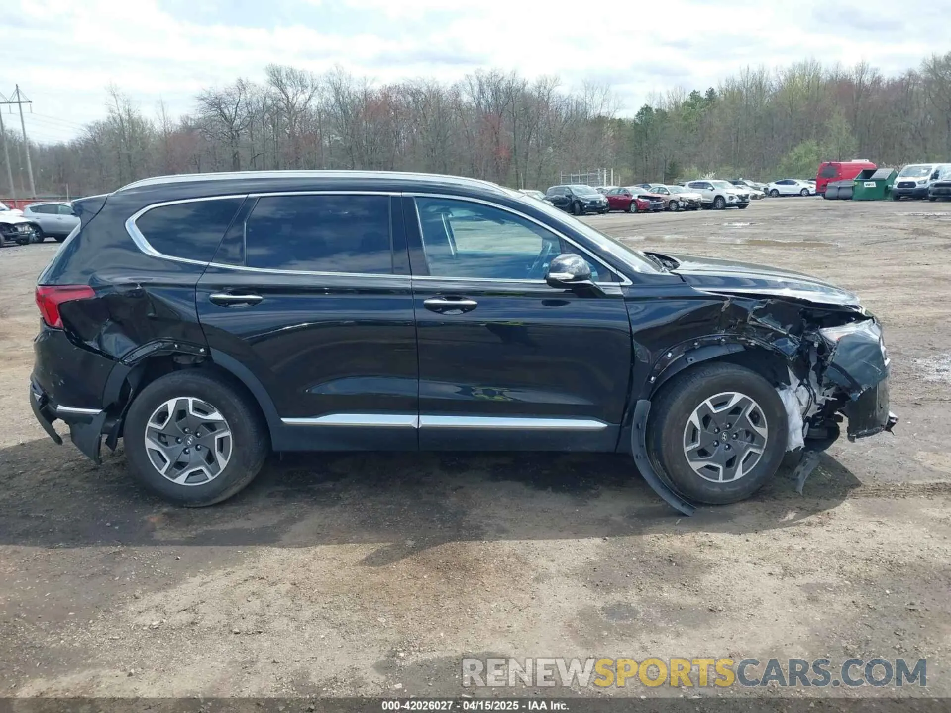 13 fotografías del automóvil dañado KM8S2DA14NU057895 HYUNDAI SANTA FE HYBRID 2022