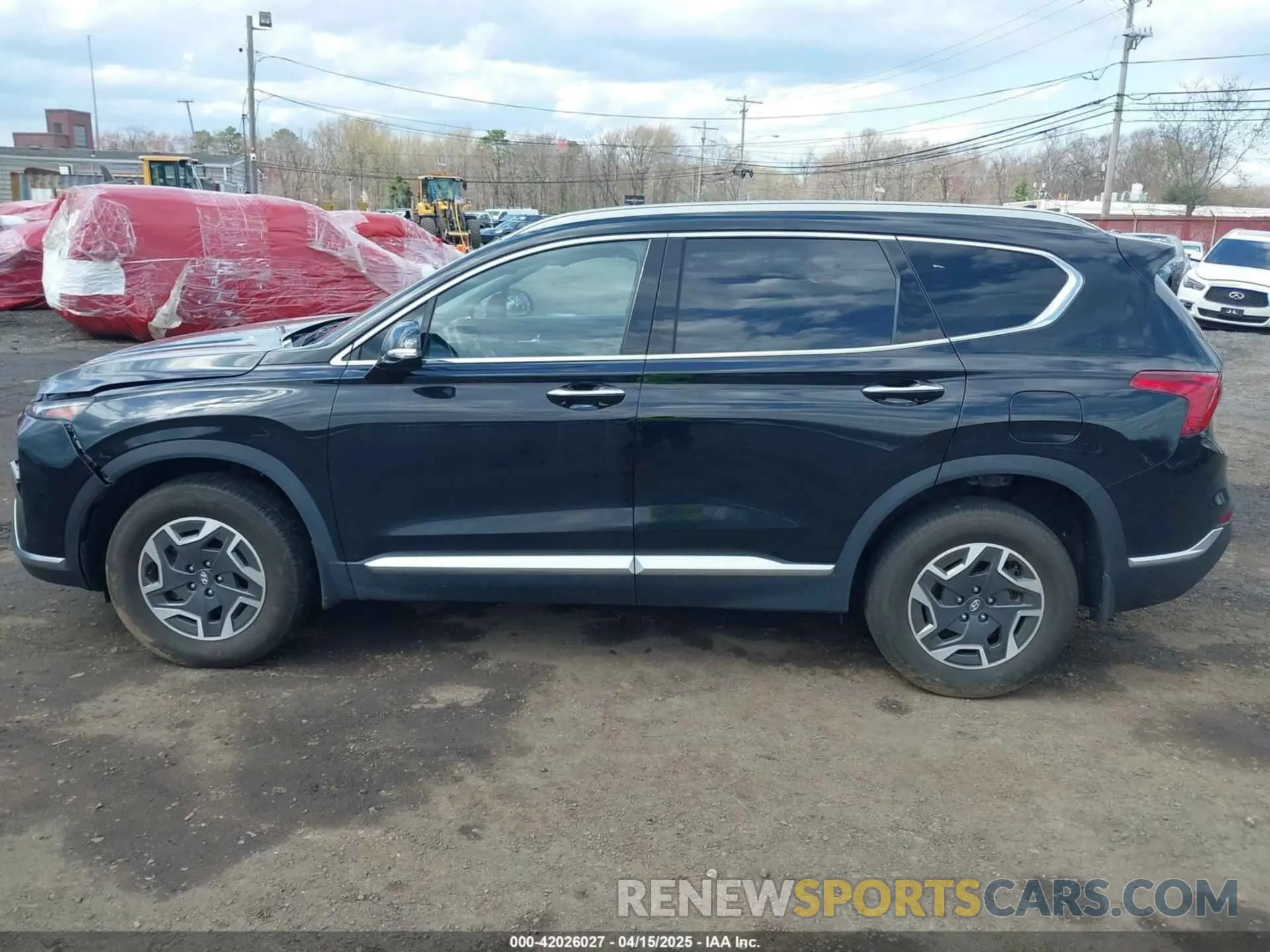 14 fotografías del automóvil dañado KM8S2DA14NU057895 HYUNDAI SANTA FE HYBRID 2022