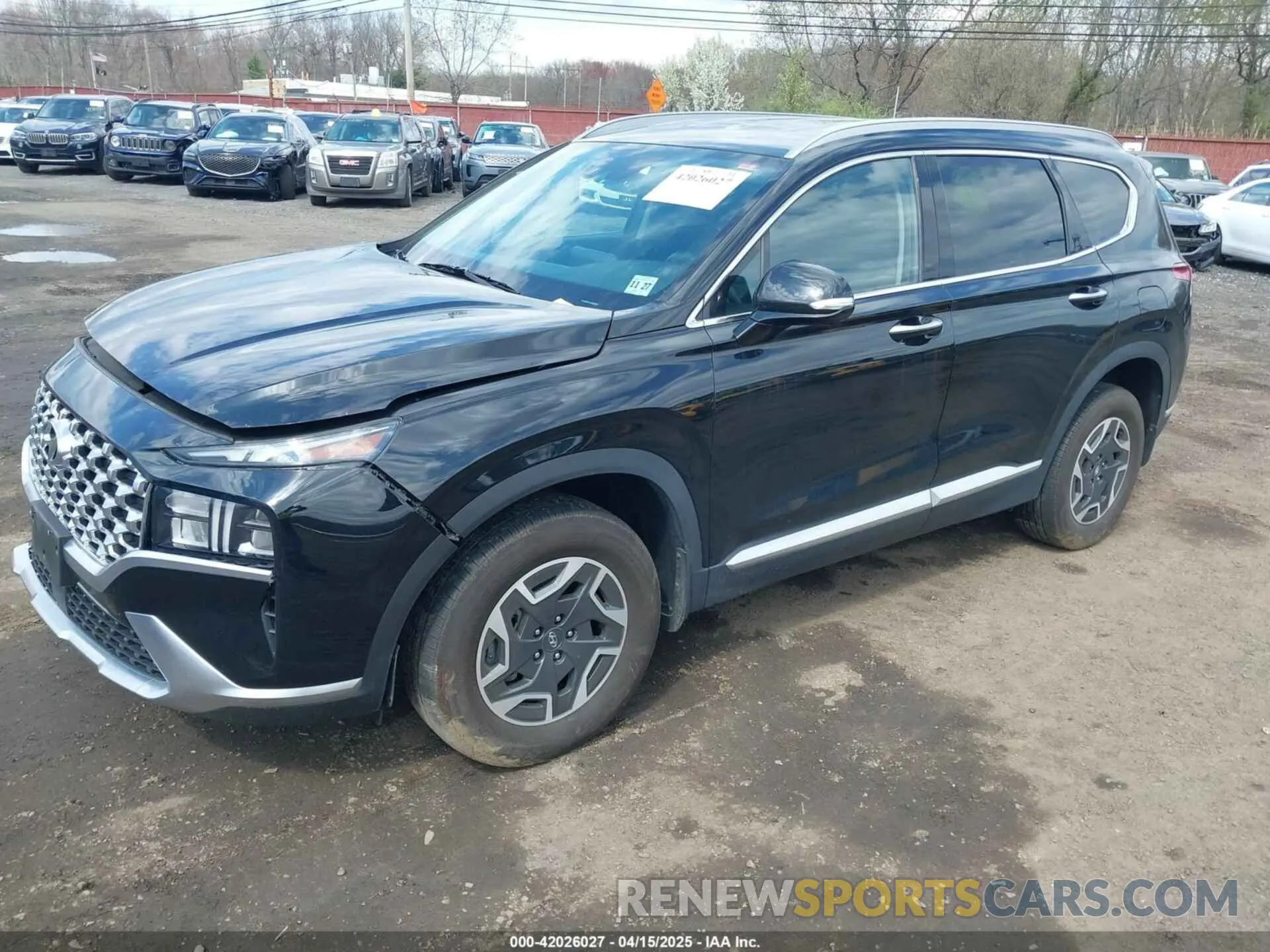 2 fotografías del automóvil dañado KM8S2DA14NU057895 HYUNDAI SANTA FE HYBRID 2022