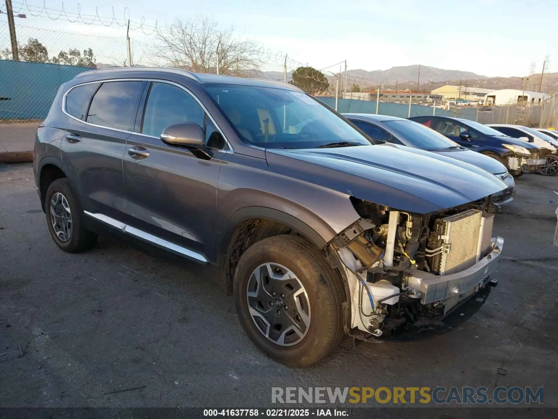 1 fotografías del automóvil dañado KM8S2DA15NU058957 HYUNDAI SANTA FE HYBRID 2022
