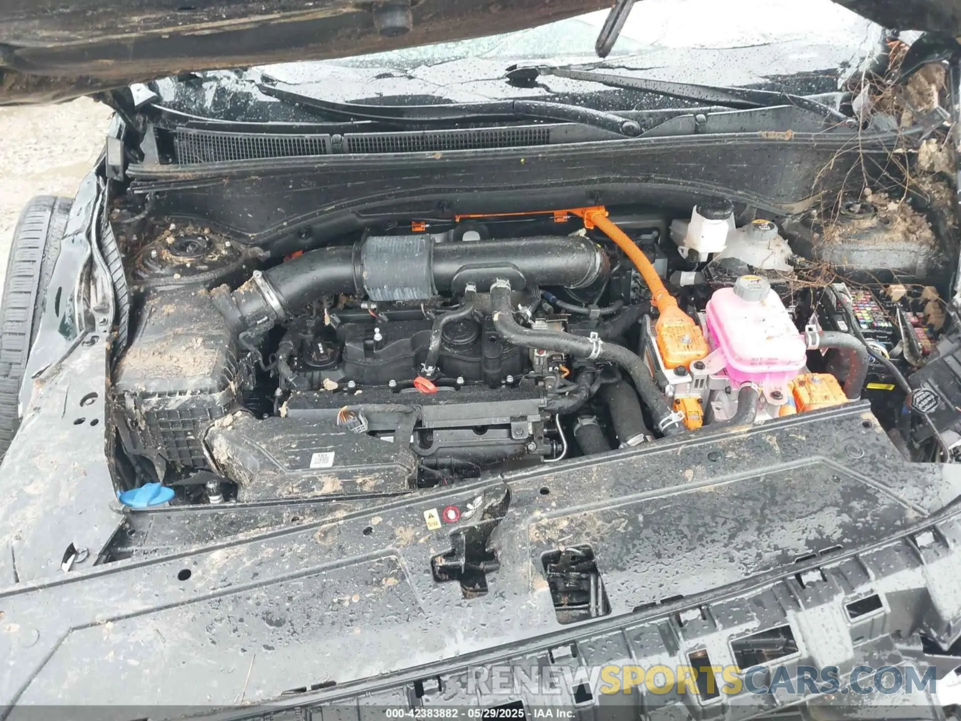 10 fotografías del automóvil dañado KM8S3DA14NU039751 HYUNDAI SANTA FE HYBRID 2022