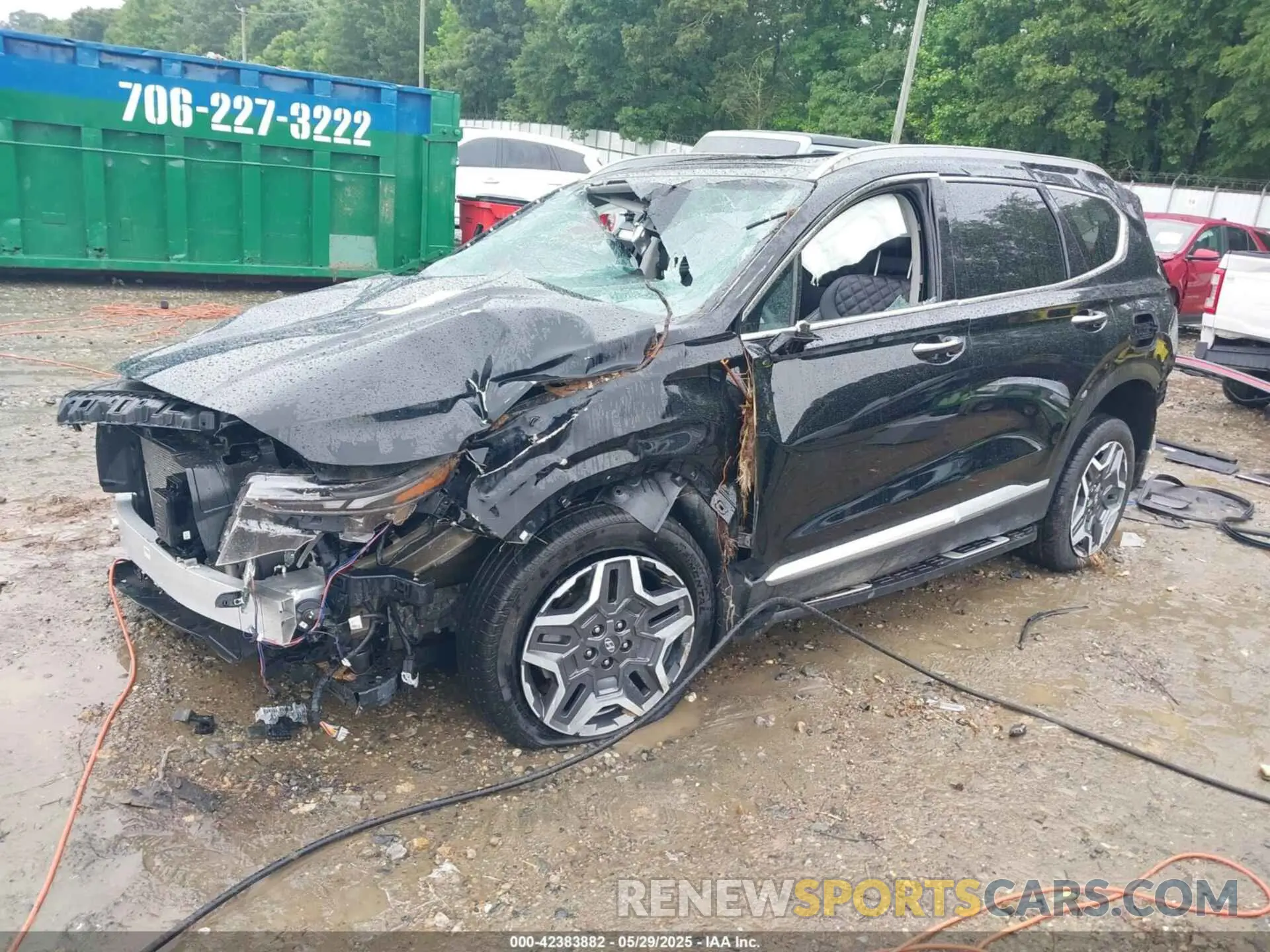 2 fotografías del automóvil dañado KM8S3DA14NU039751 HYUNDAI SANTA FE HYBRID 2022