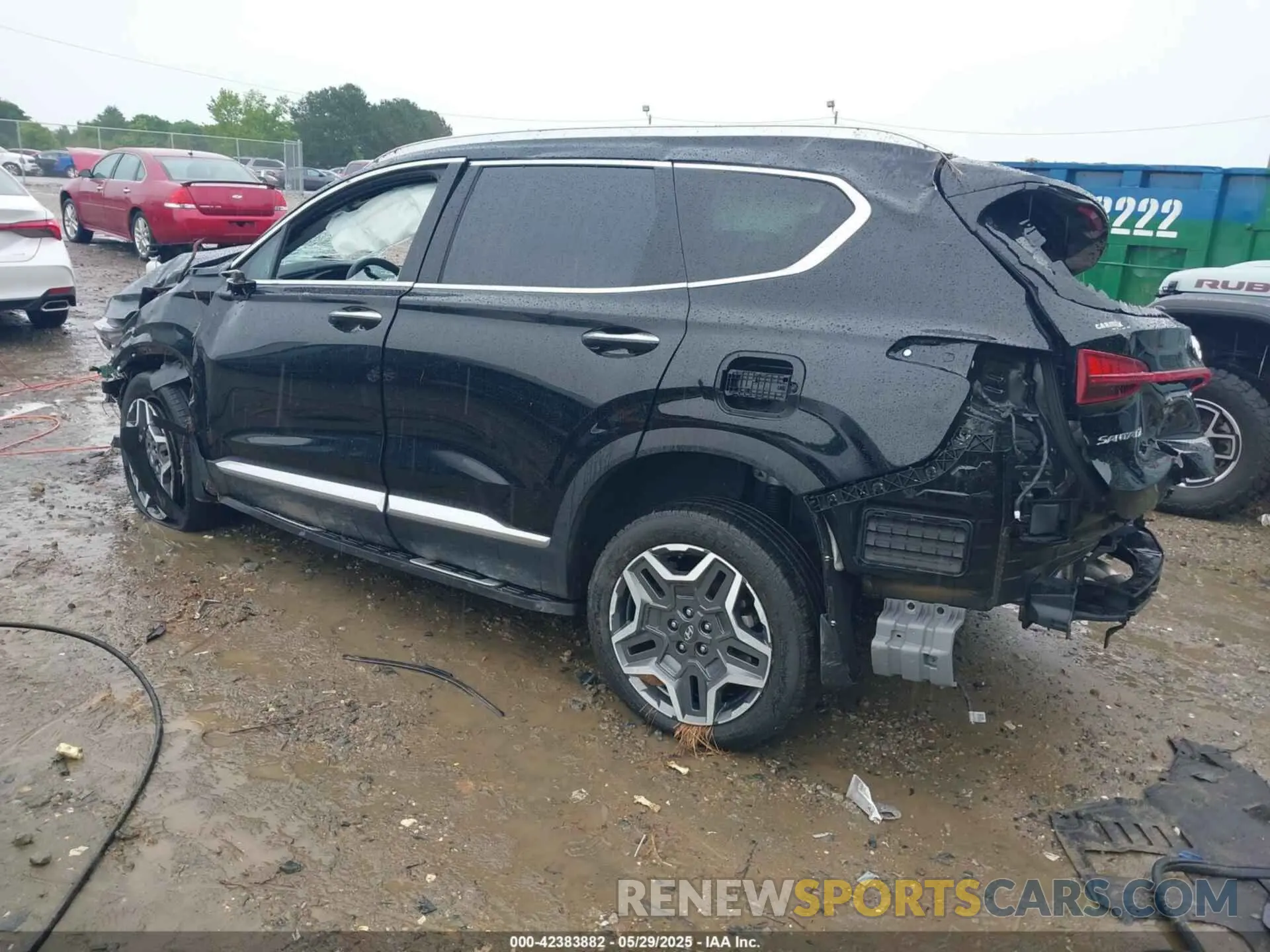 3 fotografías del automóvil dañado KM8S3DA14NU039751 HYUNDAI SANTA FE HYBRID 2022