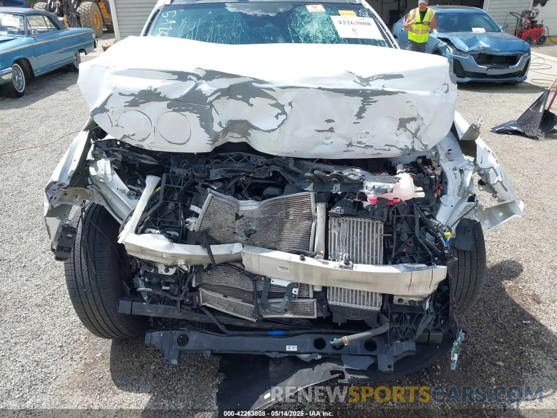 6 fotografías del automóvil dañado KM8S5DA11NU016356 HYUNDAI SANTA FE HYBRID 2022