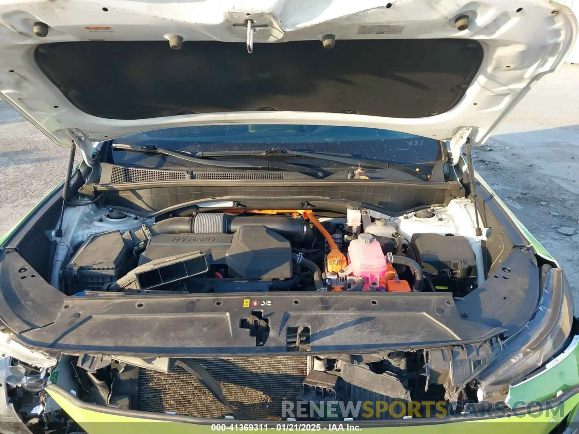 10 fotografías del automóvil dañado KM8S5DA16NU045691 HYUNDAI SANTA FE HYBRID 2022