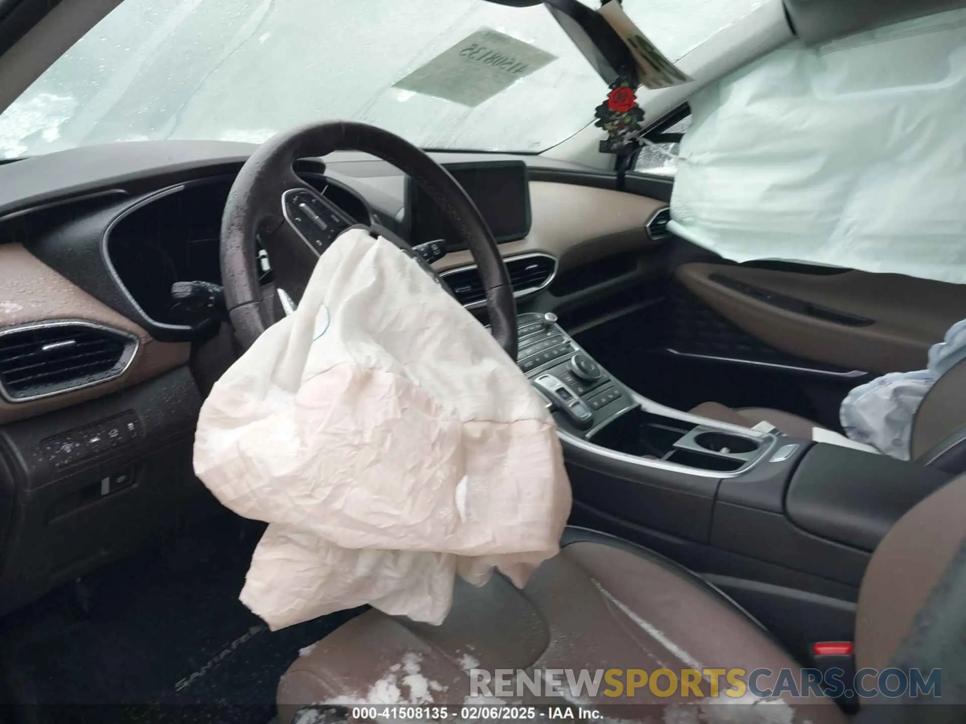 5 fotografías del automóvil dañado KM8S5DA1XNU026450 HYUNDAI SANTA FE HYBRID 2022