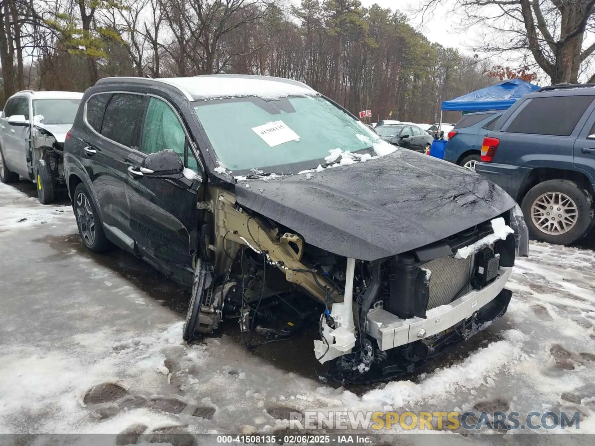 6 fotografías del automóvil dañado KM8S5DA1XNU026450 HYUNDAI SANTA FE HYBRID 2022
