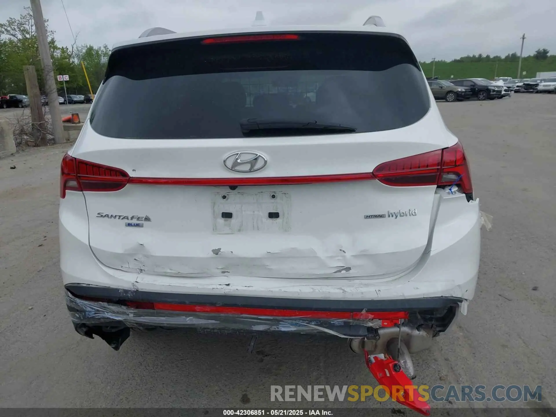 6 fotografías del automóvil dañado 5NMS2DA18PH009010 HYUNDAI SANTA FE HYBRID 2023