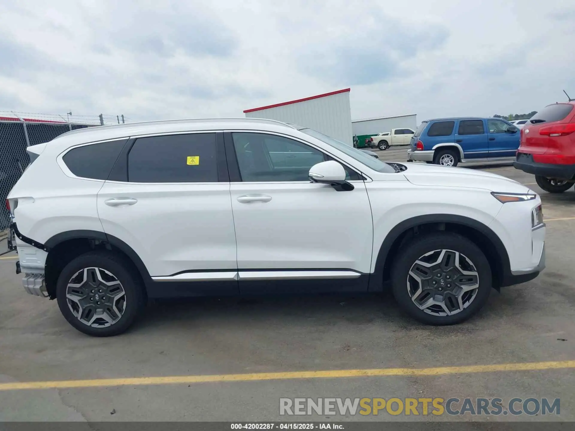 14 fotografías del automóvil dañado 5NMS3DA10PH011895 HYUNDAI SANTA FE HYBRID 2023