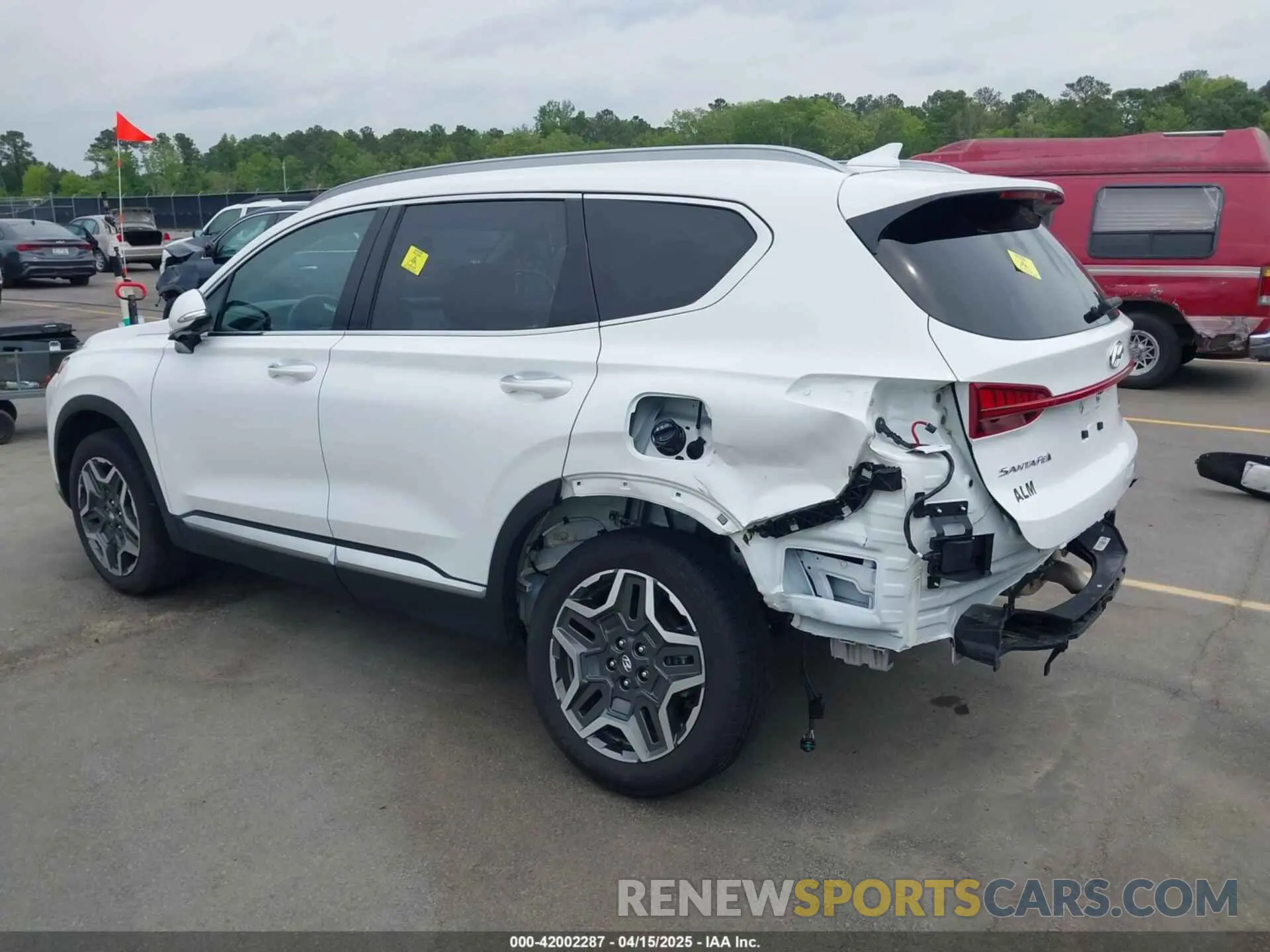 3 fotografías del automóvil dañado 5NMS3DA10PH011895 HYUNDAI SANTA FE HYBRID 2023