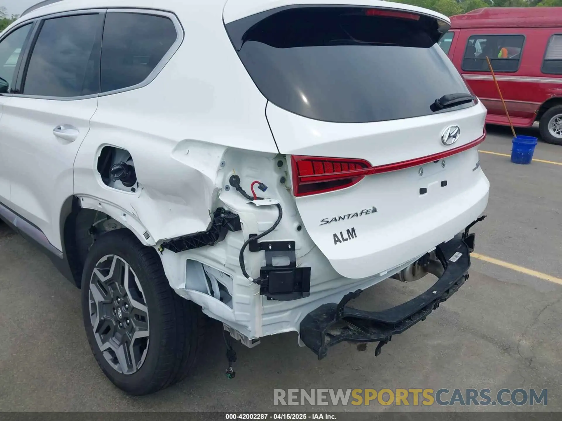 6 fotografías del automóvil dañado 5NMS3DA10PH011895 HYUNDAI SANTA FE HYBRID 2023