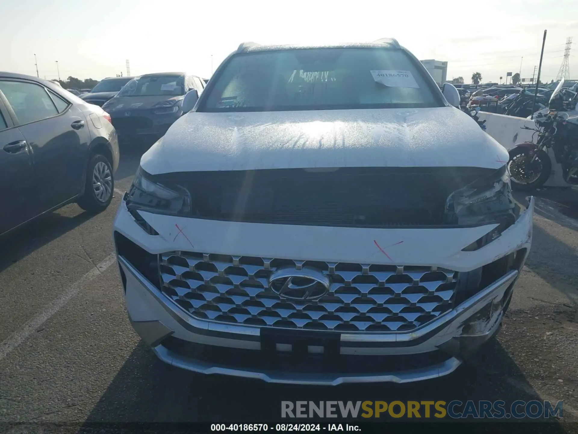 12 fotografías del automóvil dañado 5NMS5DA10PH002995 HYUNDAI SANTA FE HYBRID 2023
