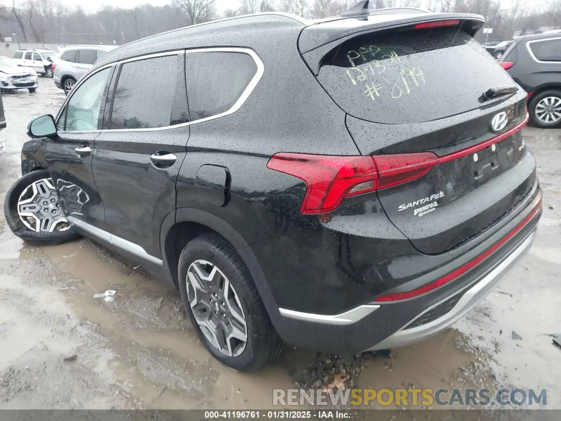 3 fotografías del automóvil dañado 5NMS5DA11PH013665 HYUNDAI SANTA FE HYBRID 2023