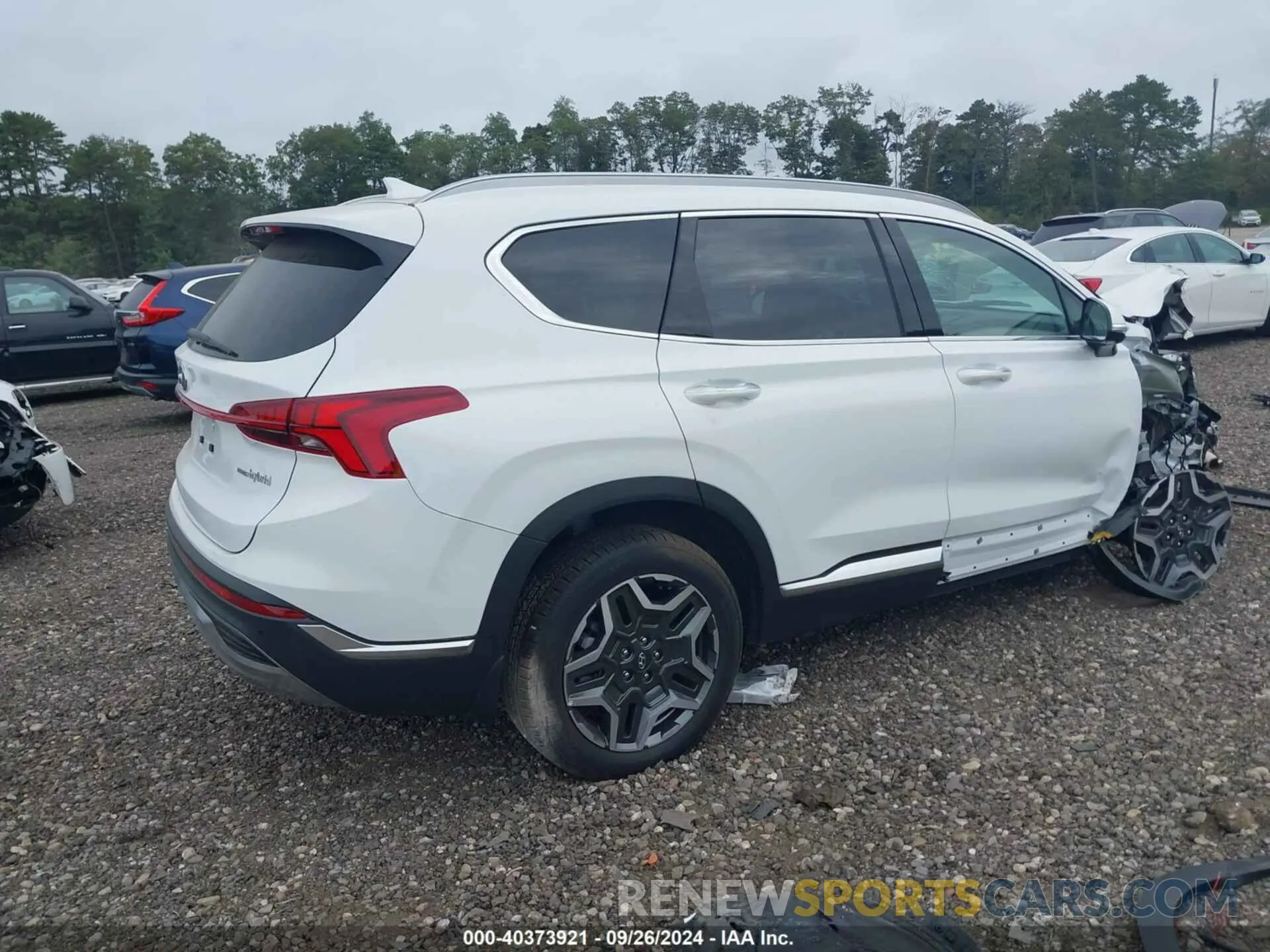 4 fotografías del automóvil dañado 5NMS5DA1XPH020405 HYUNDAI SANTA FE HYBRID 2023