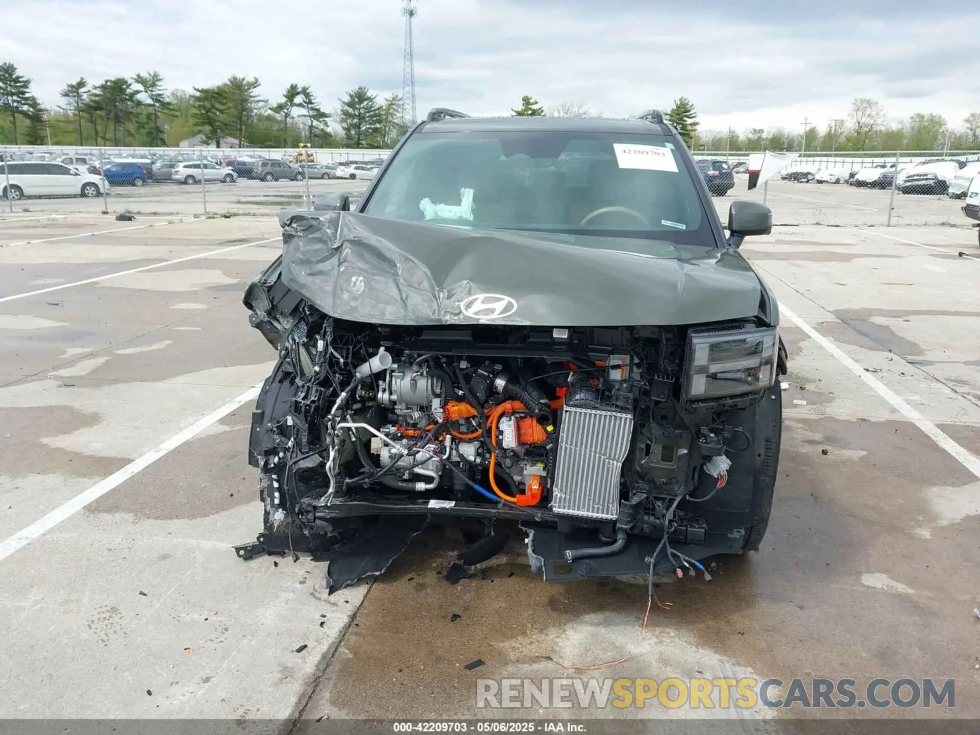 13 fotografías del automóvil dañado 5NMP3DG13RH005220 HYUNDAI SANTA FE HYBRID 2024