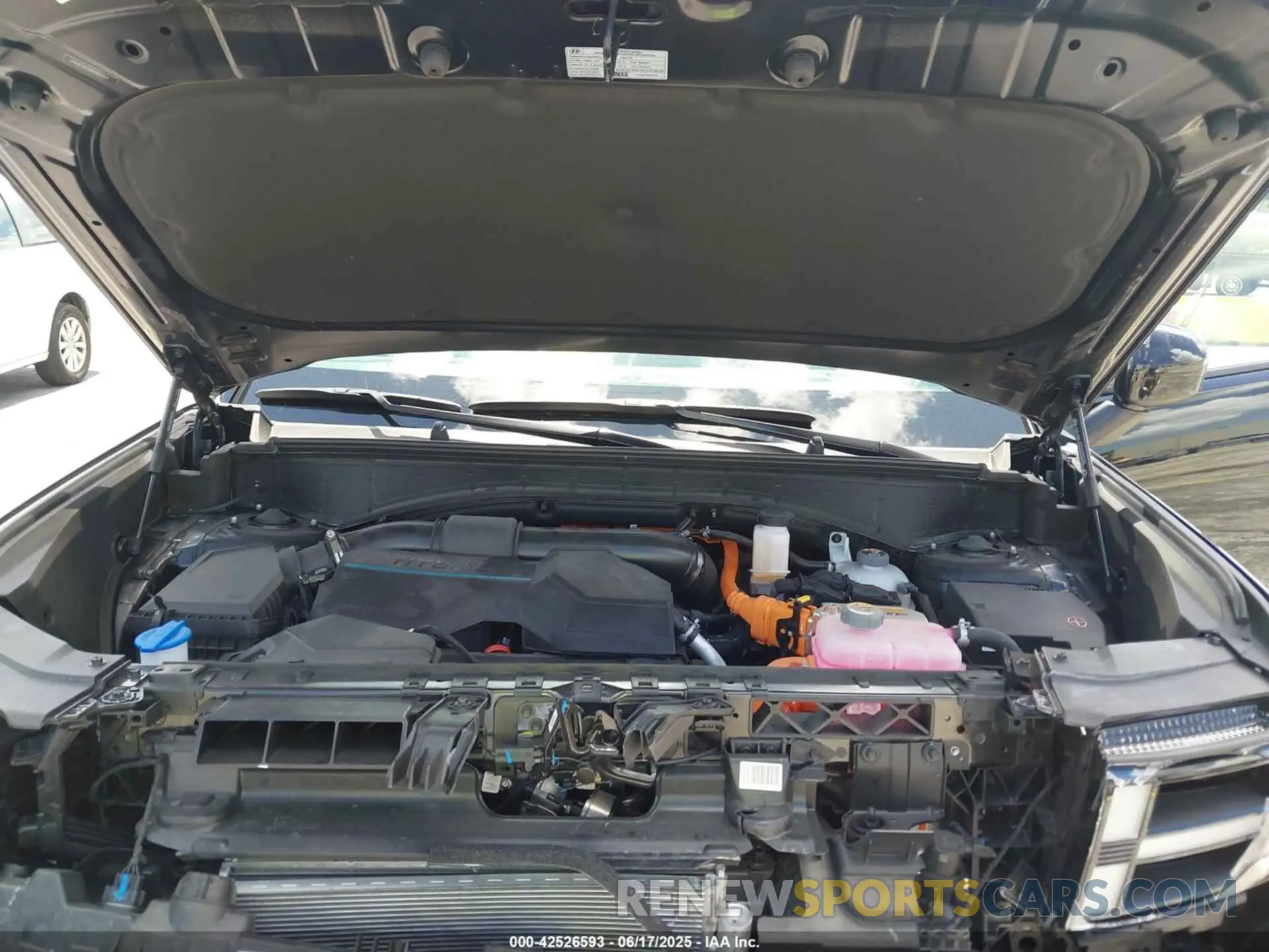 10 fotografías del automóvil dañado 5NMP24G18SH024323 HYUNDAI SANTA FE HYBRID 2025