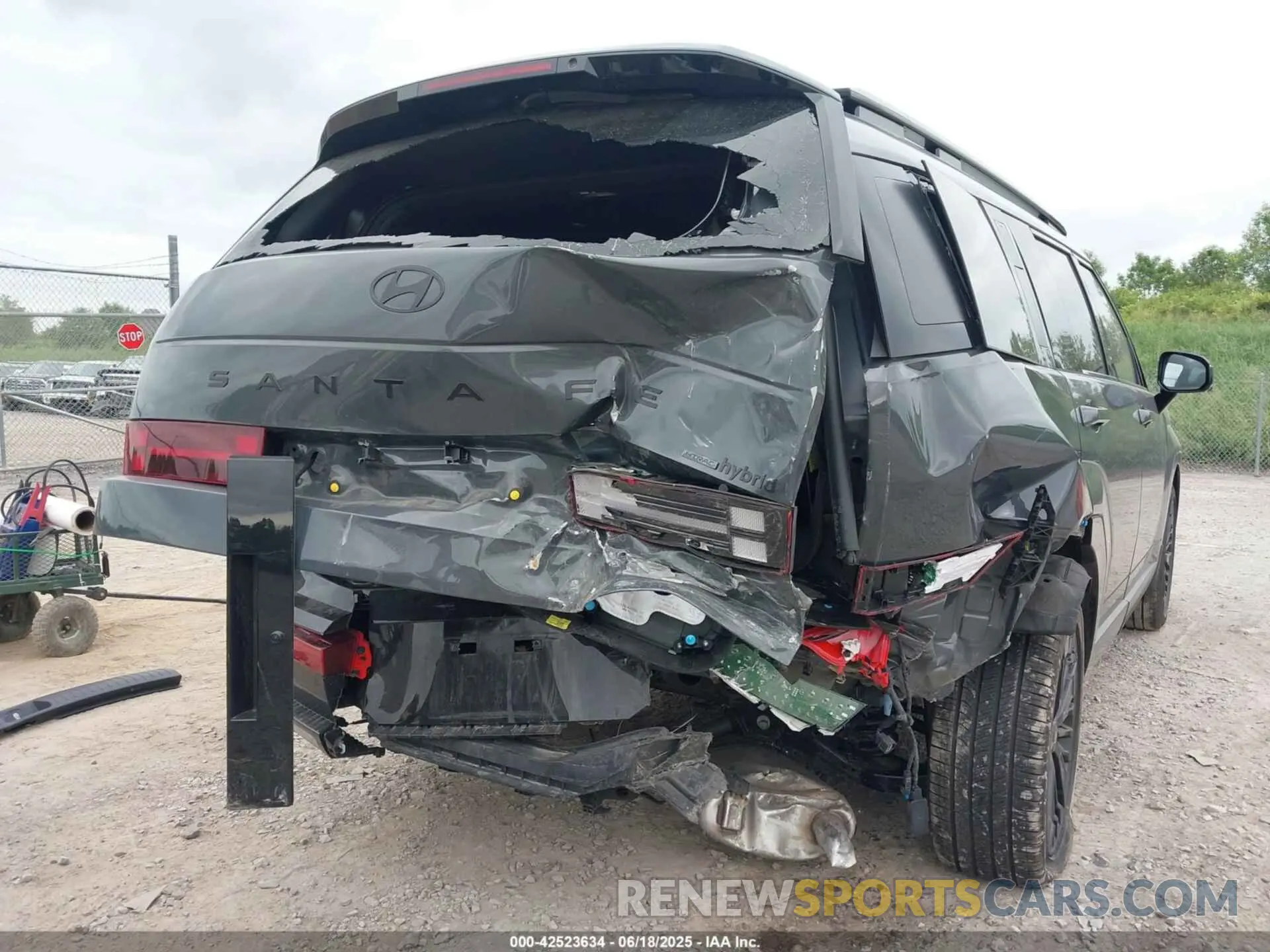 6 fotografías del automóvil dañado 5NMP5DG13SH035494 HYUNDAI SANTA FE HYBRID 2025