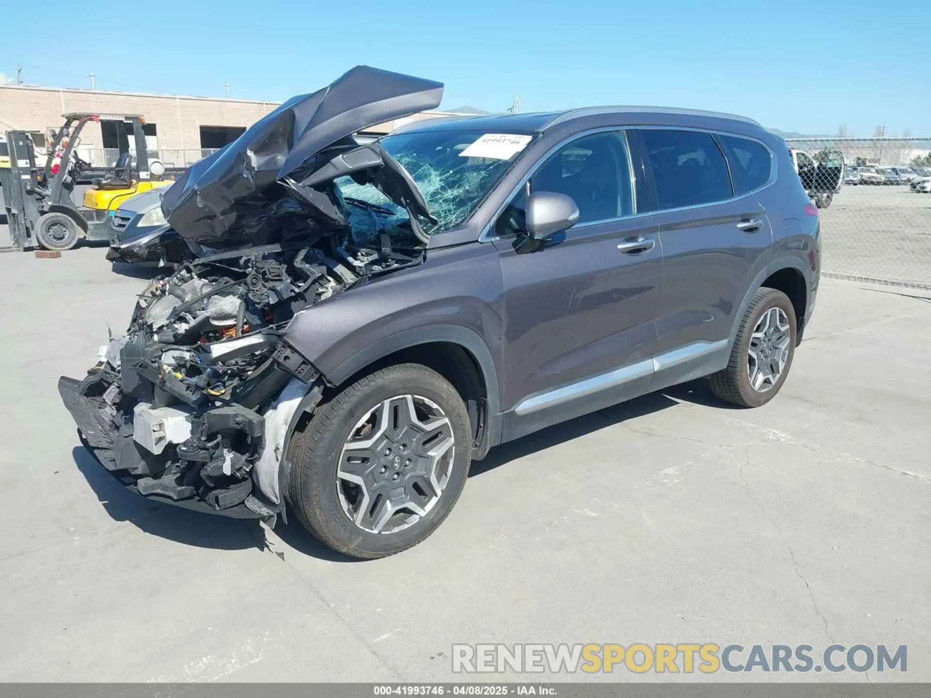 2 fotografías del automóvil dañado KM8S6DA24NU019967 HYUNDAI SANTA FE PLUG-IN HYBRID 2022
