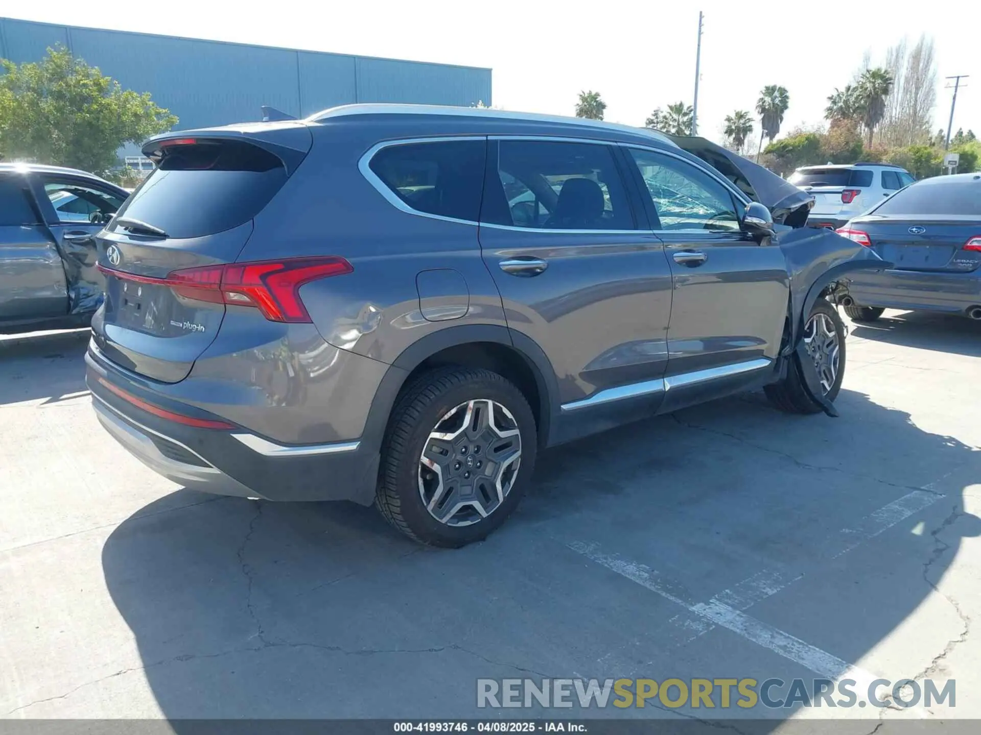 4 fotografías del automóvil dañado KM8S6DA24NU019967 HYUNDAI SANTA FE PLUG-IN HYBRID 2022