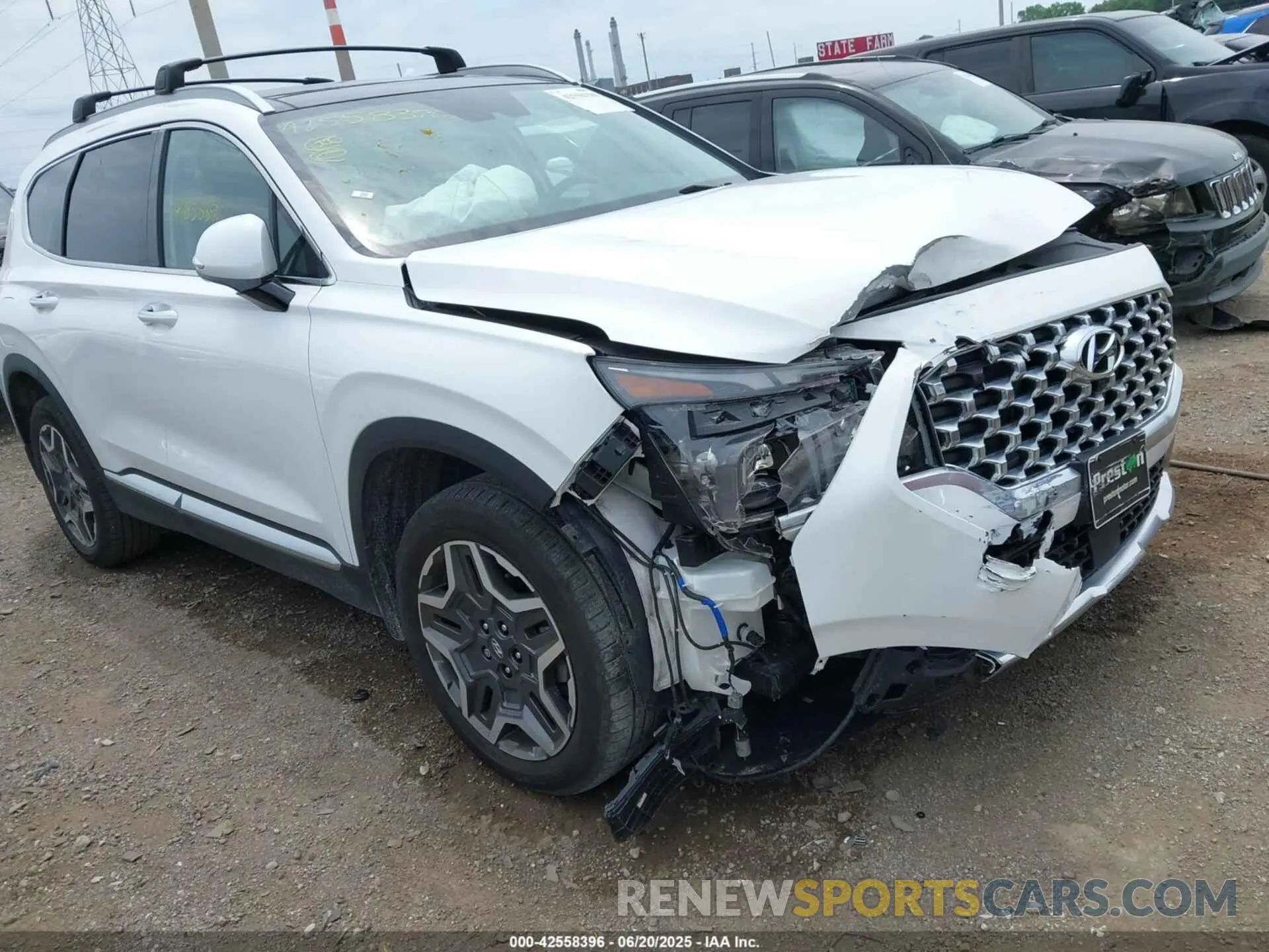 1 fotografías del automóvil dañado KM8S7DA20NU023396 HYUNDAI SANTA FE PLUG-IN HYBRID 2022