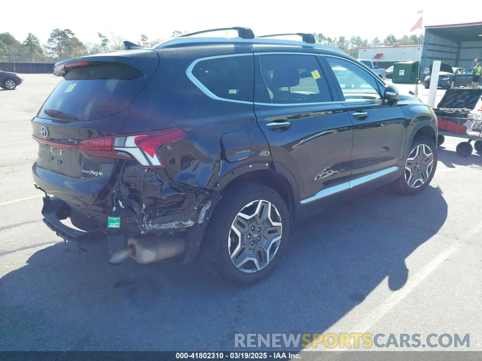 4 fotografías del automóvil dañado KM8S7DA23NU013929 HYUNDAI SANTA FE PLUG-IN HYBRID 2022