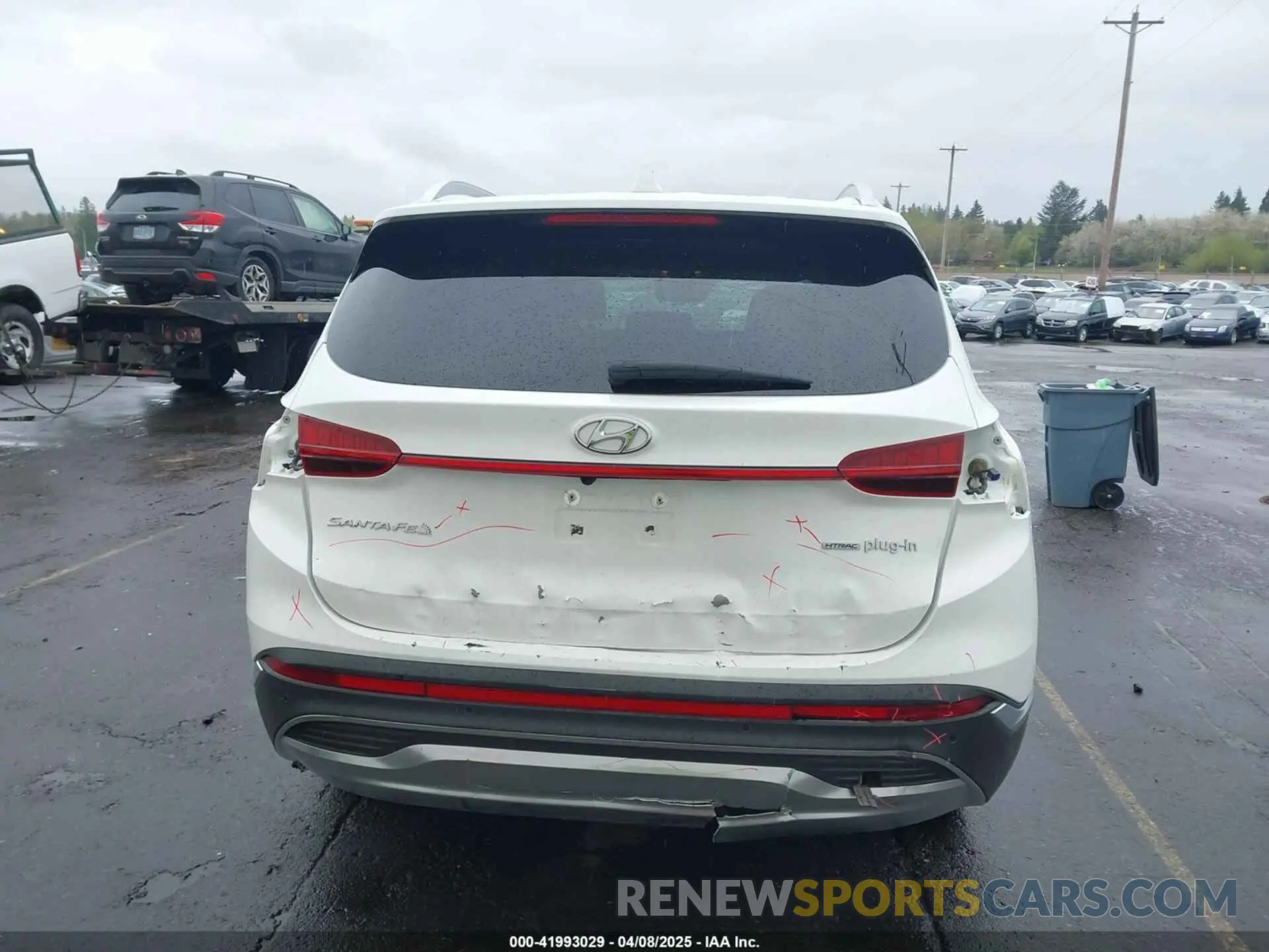 6 fotografías del automóvil dañado KM8S6DA20PU098864 HYUNDAI SANTA FE PLUG-IN HYBRID 2023