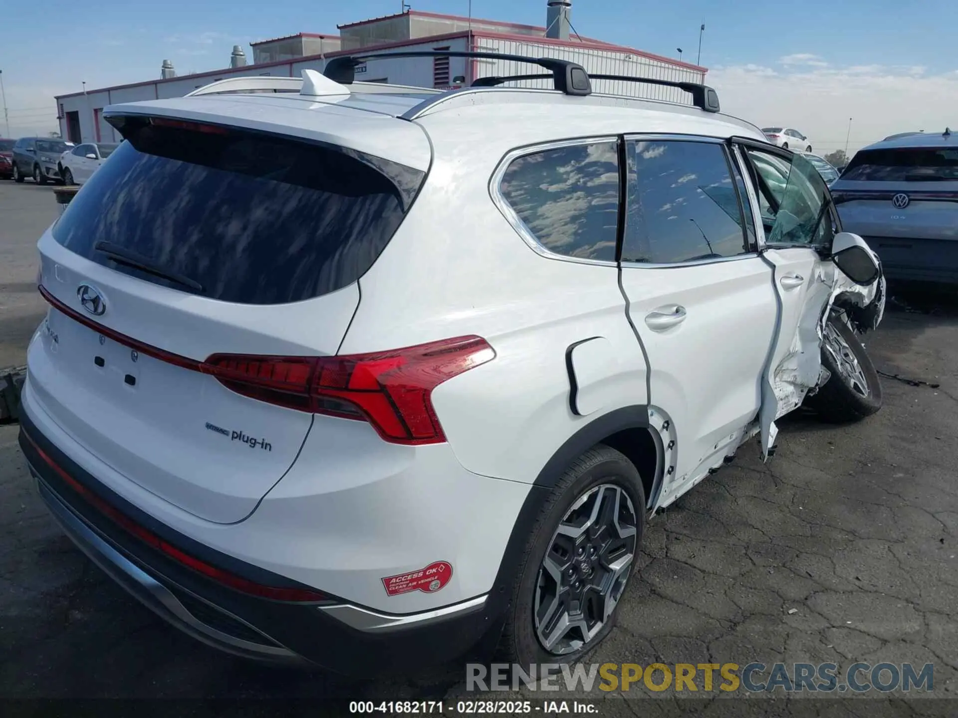 4 fotografías del automóvil dañado KM8S7DA2XPU067599 HYUNDAI SANTA FE PLUG-IN HYBRID 2023