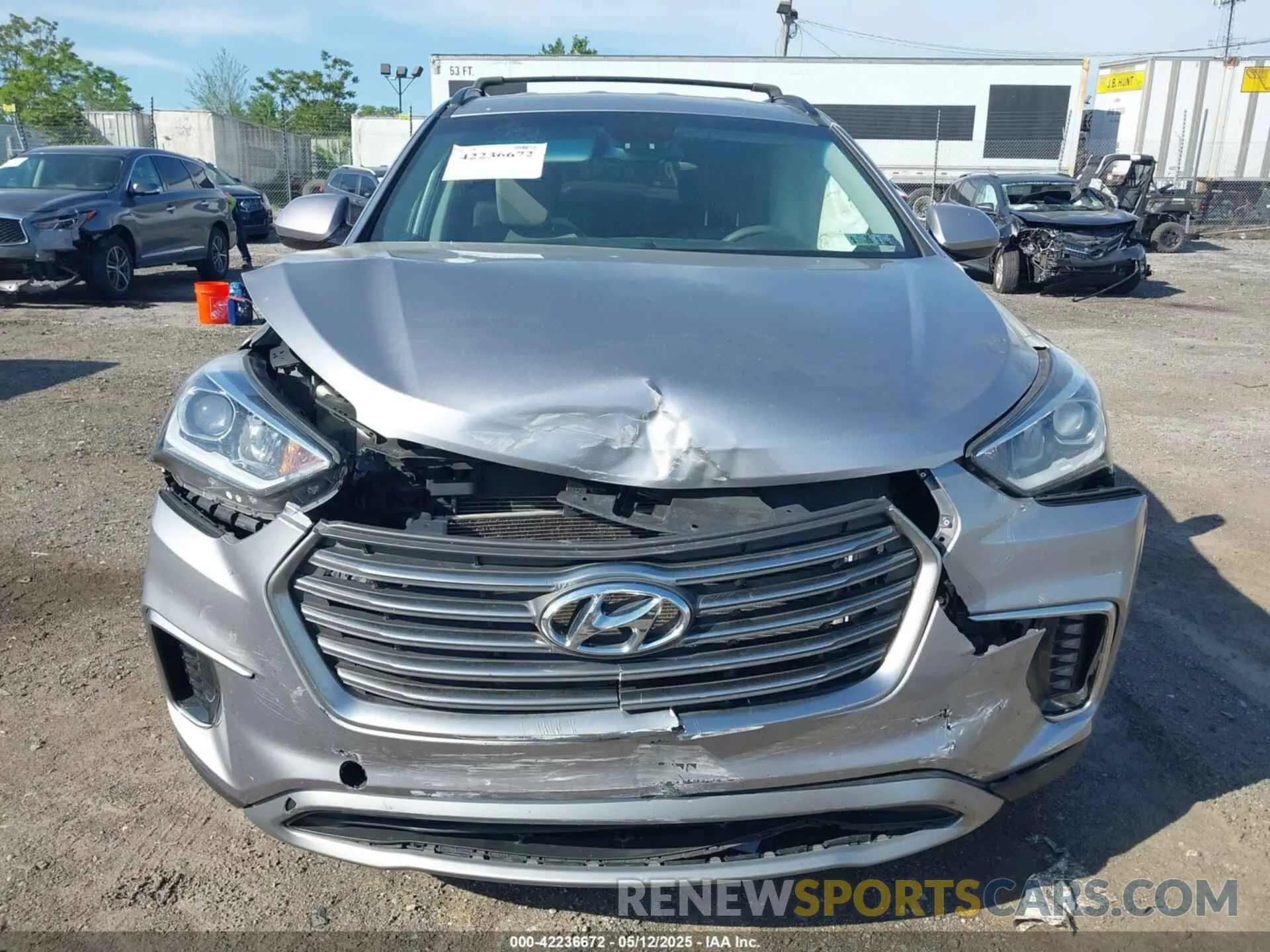 11 fotografías del automóvil dañado KM8SMDHF7KU306763 HYUNDAI SANTA FE XL 2019