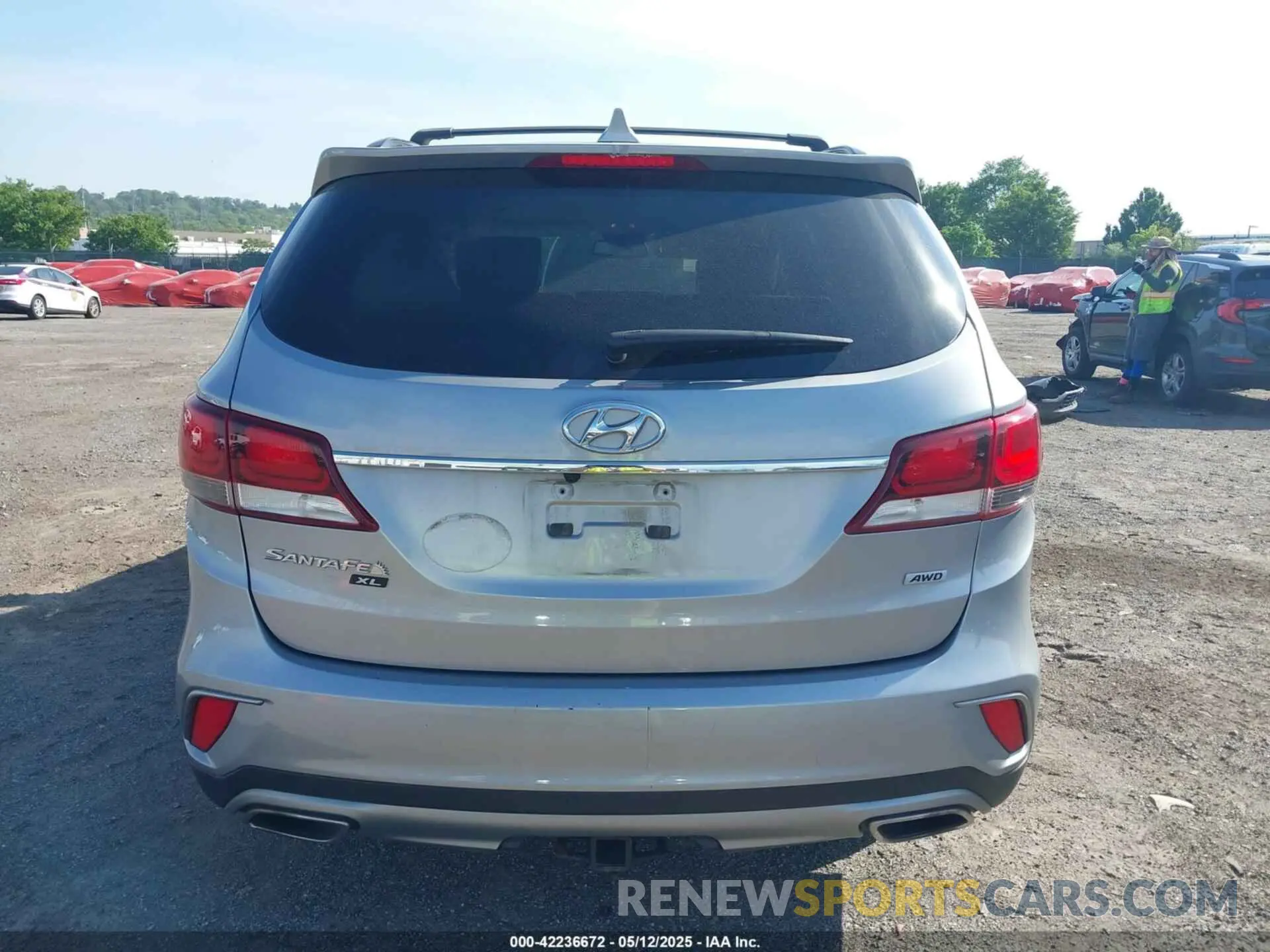 15 fotografías del automóvil dañado KM8SMDHF7KU306763 HYUNDAI SANTA FE XL 2019