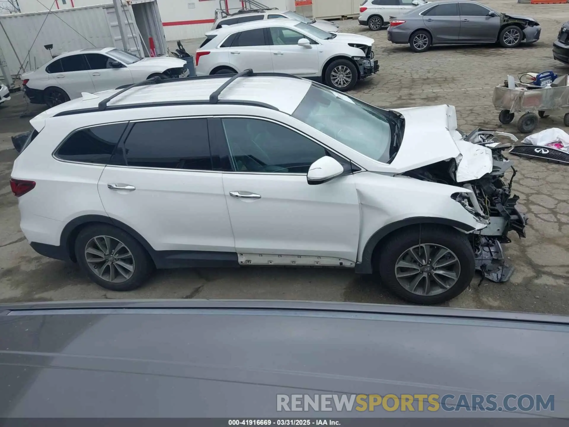 12 fotografías del automóvil dañado KM8SN4HF2KU309258 HYUNDAI SANTA FE XL 2019