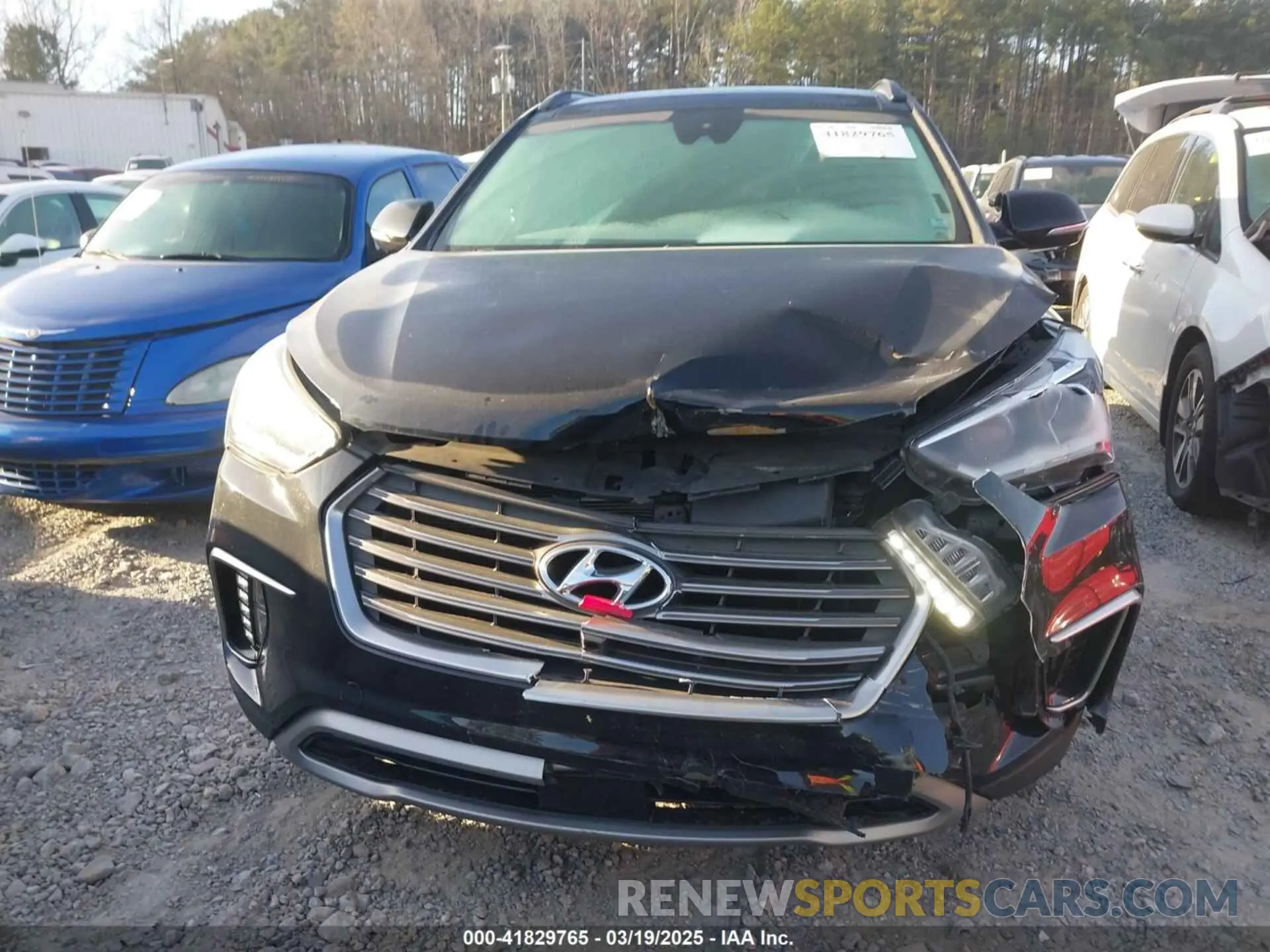 12 fotografías del automóvil dañado KM8SR4HF7KU304738 HYUNDAI SANTA FE XL 2019