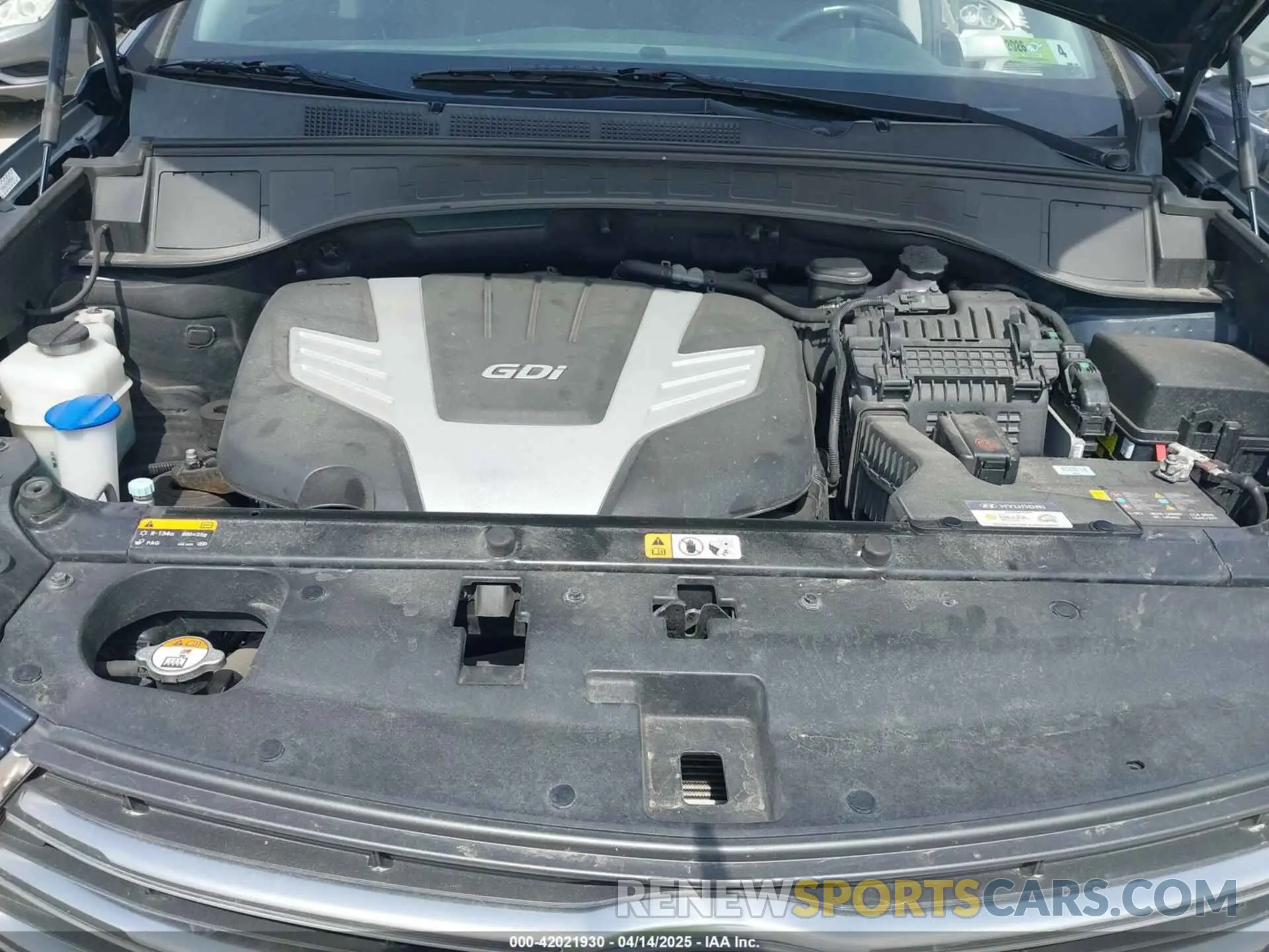 10 fotografías del automóvil dañado KM8SRDHF2KU298251 HYUNDAI SANTA FE XL 2019