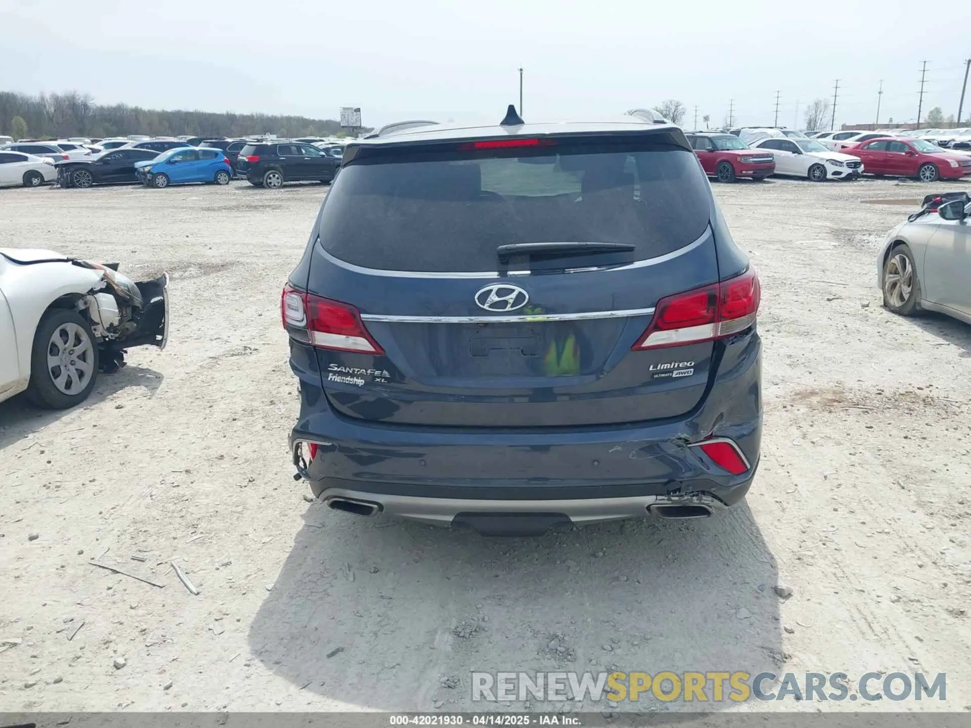 16 fotografías del automóvil dañado KM8SRDHF2KU298251 HYUNDAI SANTA FE XL 2019