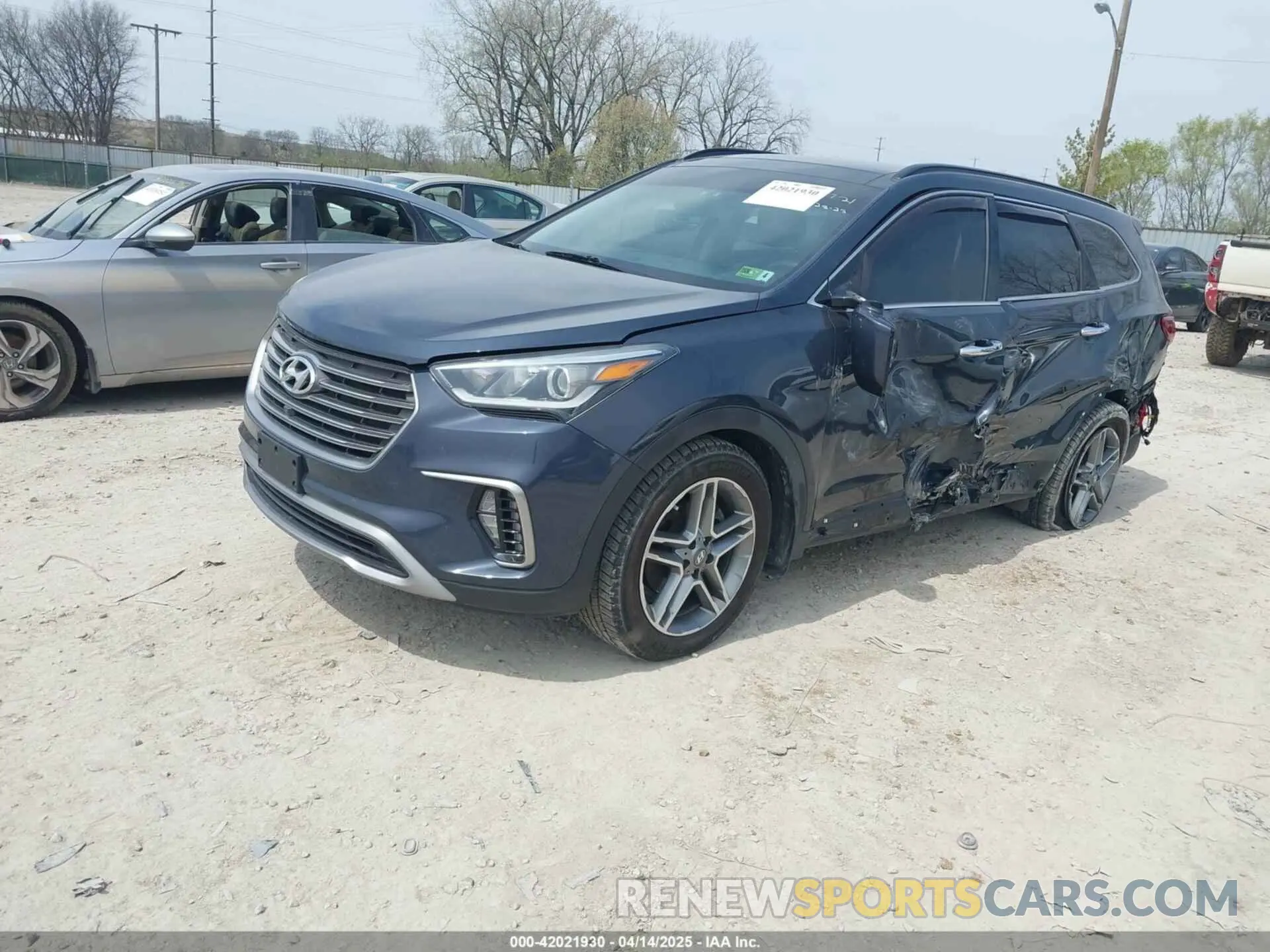 2 fotografías del automóvil dañado KM8SRDHF2KU298251 HYUNDAI SANTA FE XL 2019