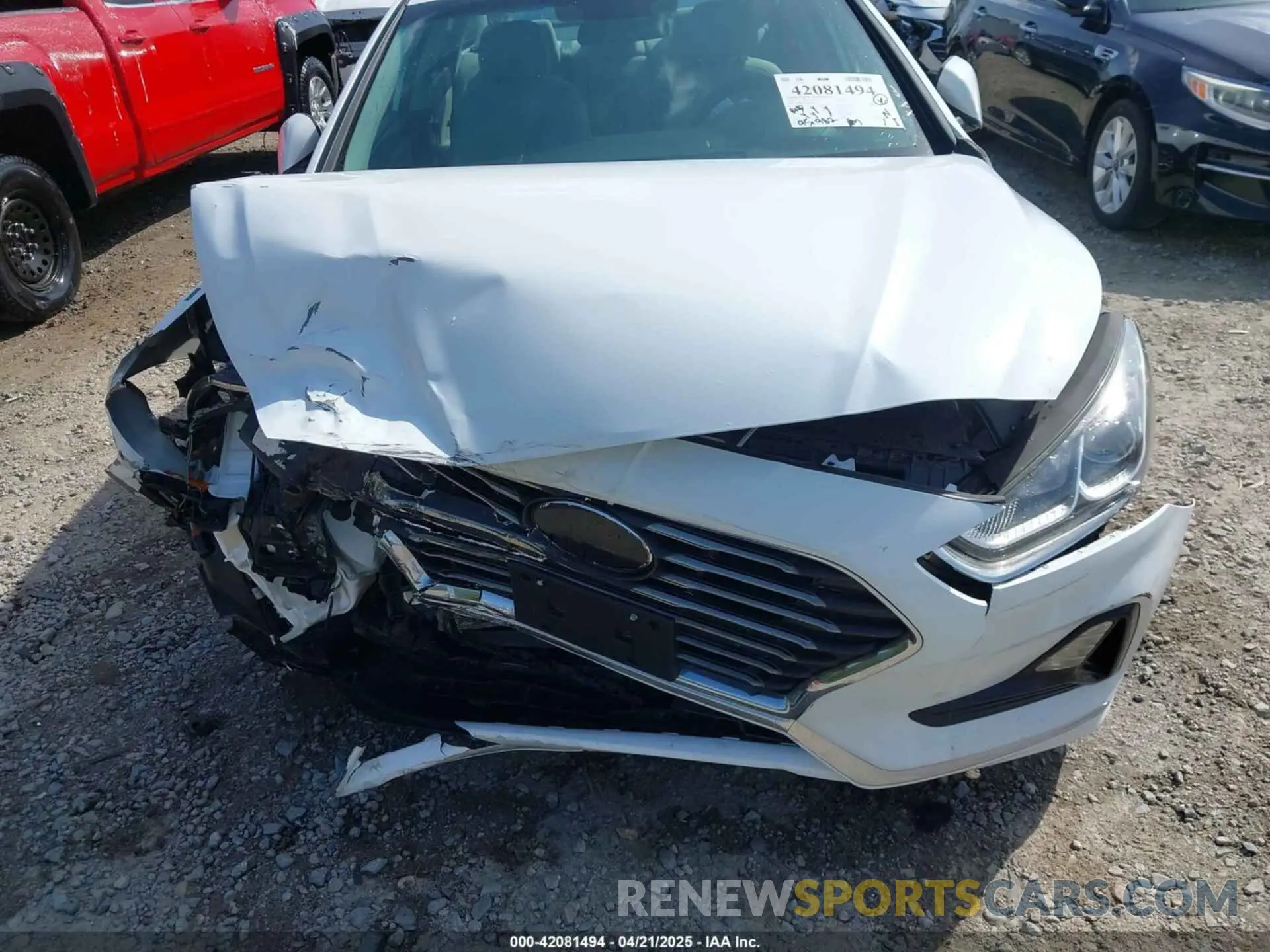 6 fotografías del automóvil dañado 5NPE24AA6KH775276 HYUNDAI SONATA 2019